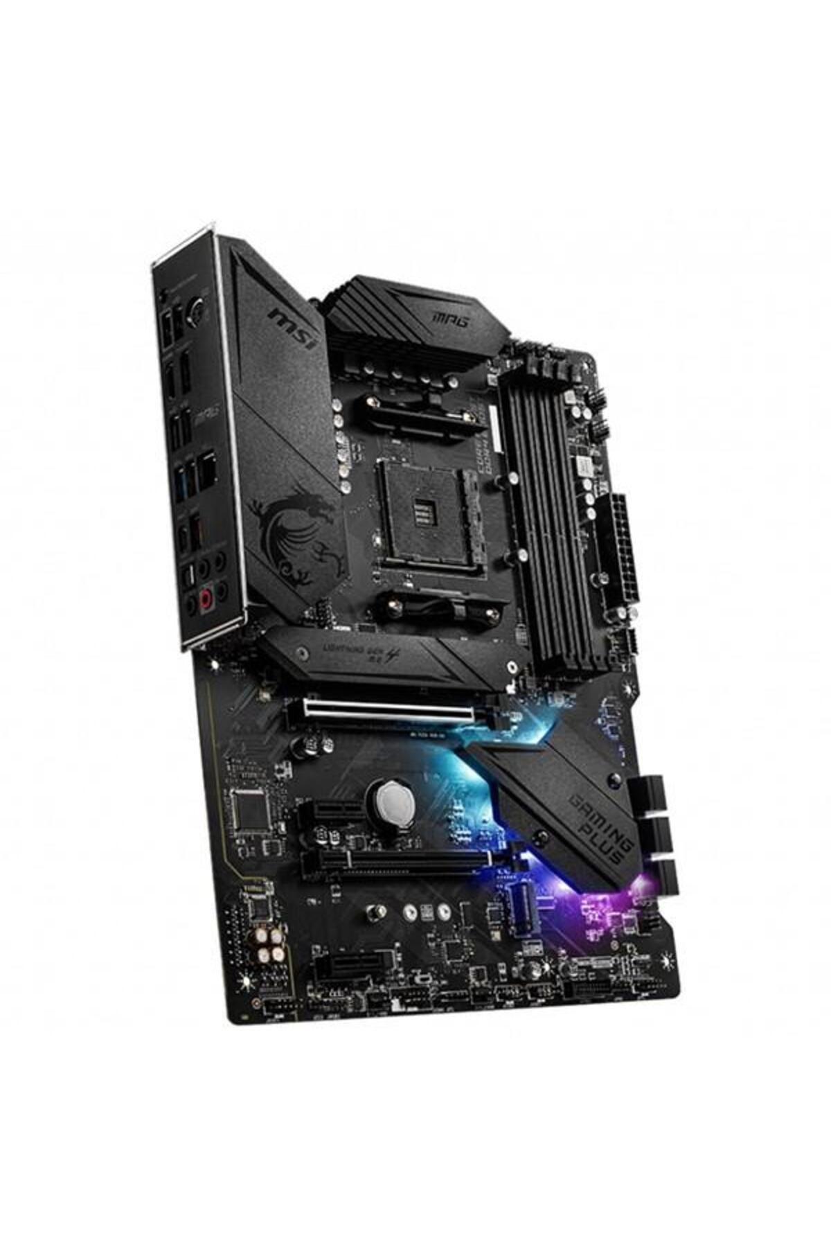 MSI-Mpg B550 Gamıng Plus Ddr4 M2 Pcıe Nvme Hdmı Dp Pcıe 16x V4.0 Am4 Atx 3