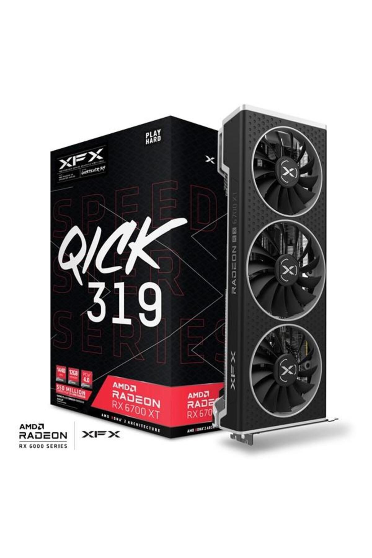 XFX 12gb Rx6700xt Quıck 319 Speedstar Rx-67xtypbdp Gddr6 Hdmı-dp Pcıe 4.0