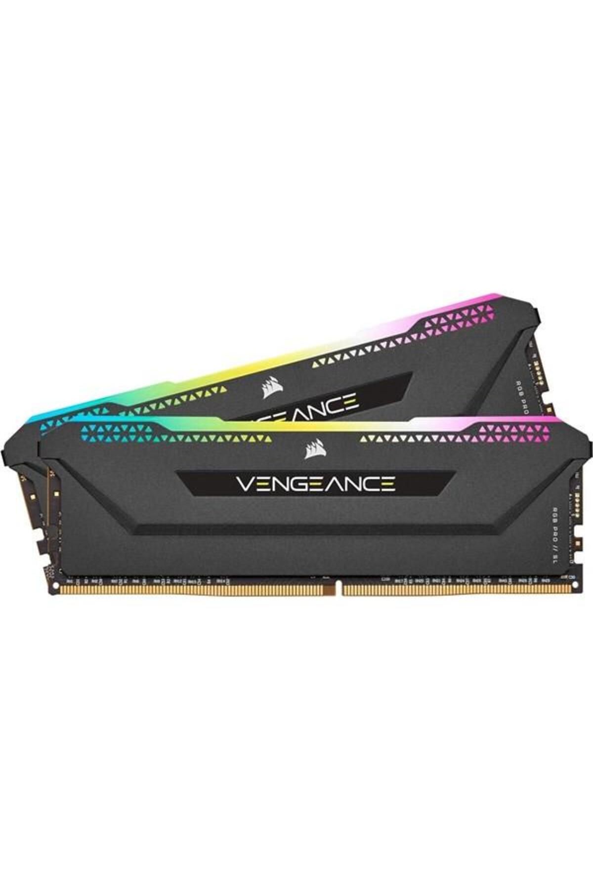 Corsair Corsaır 16gb (2X 8GB) Ddr4 3200mhz Cl16 Rgb Dual Kıt Pc Ram Vengeance Pro Cmh16gx4m2z3200c16