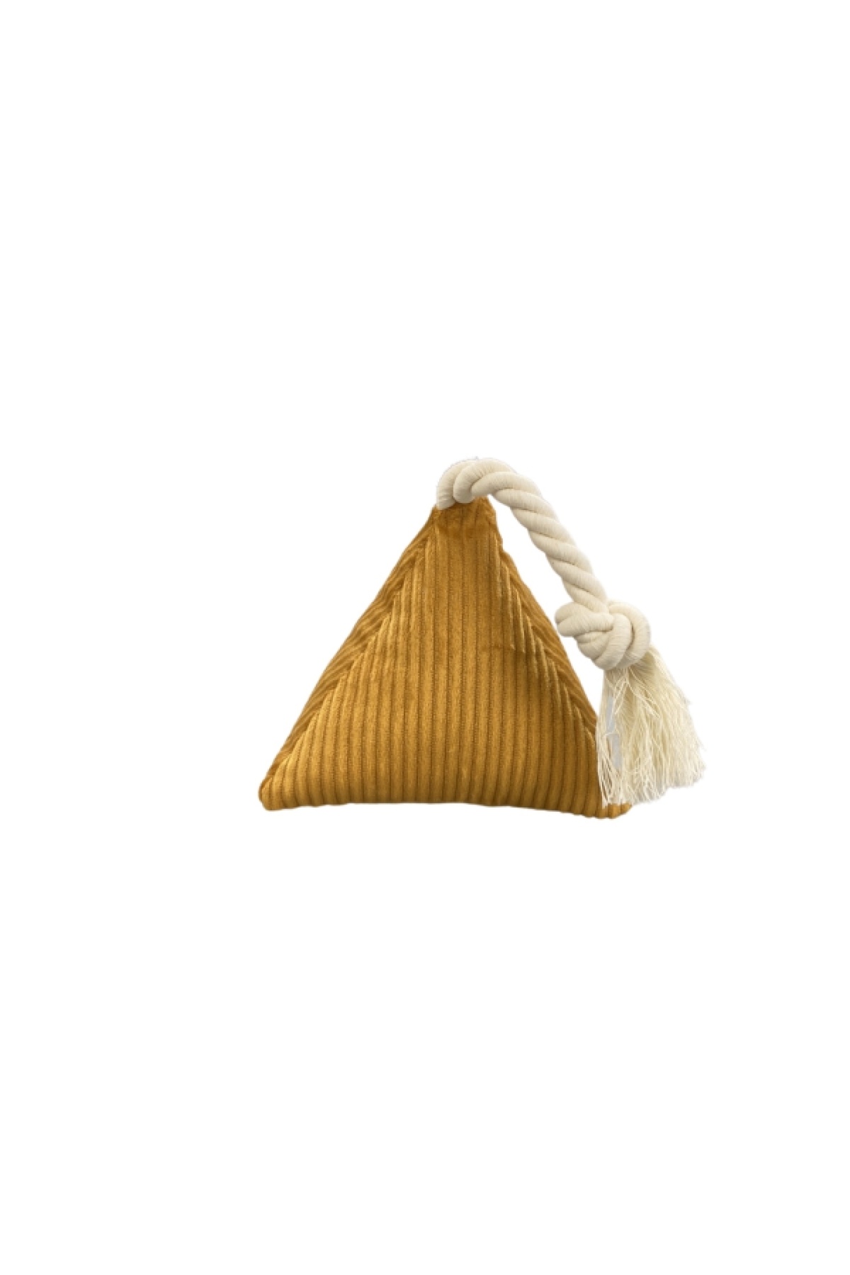 Pet Comfort-String Prism Dog Toy Yellow 12x25cm 1