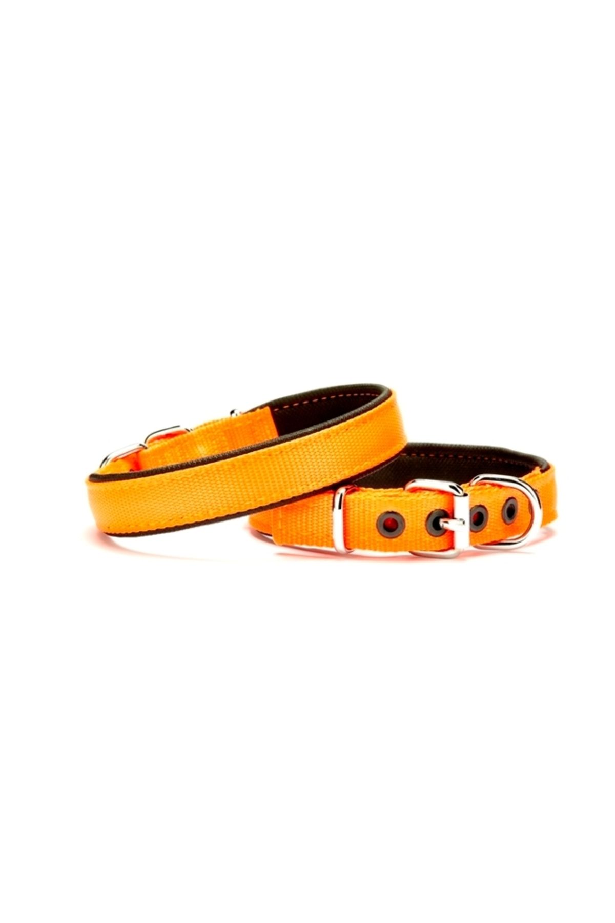 OEM Softlu Köpek Boyun Tasması 2 cm x 40 cm Turuncu