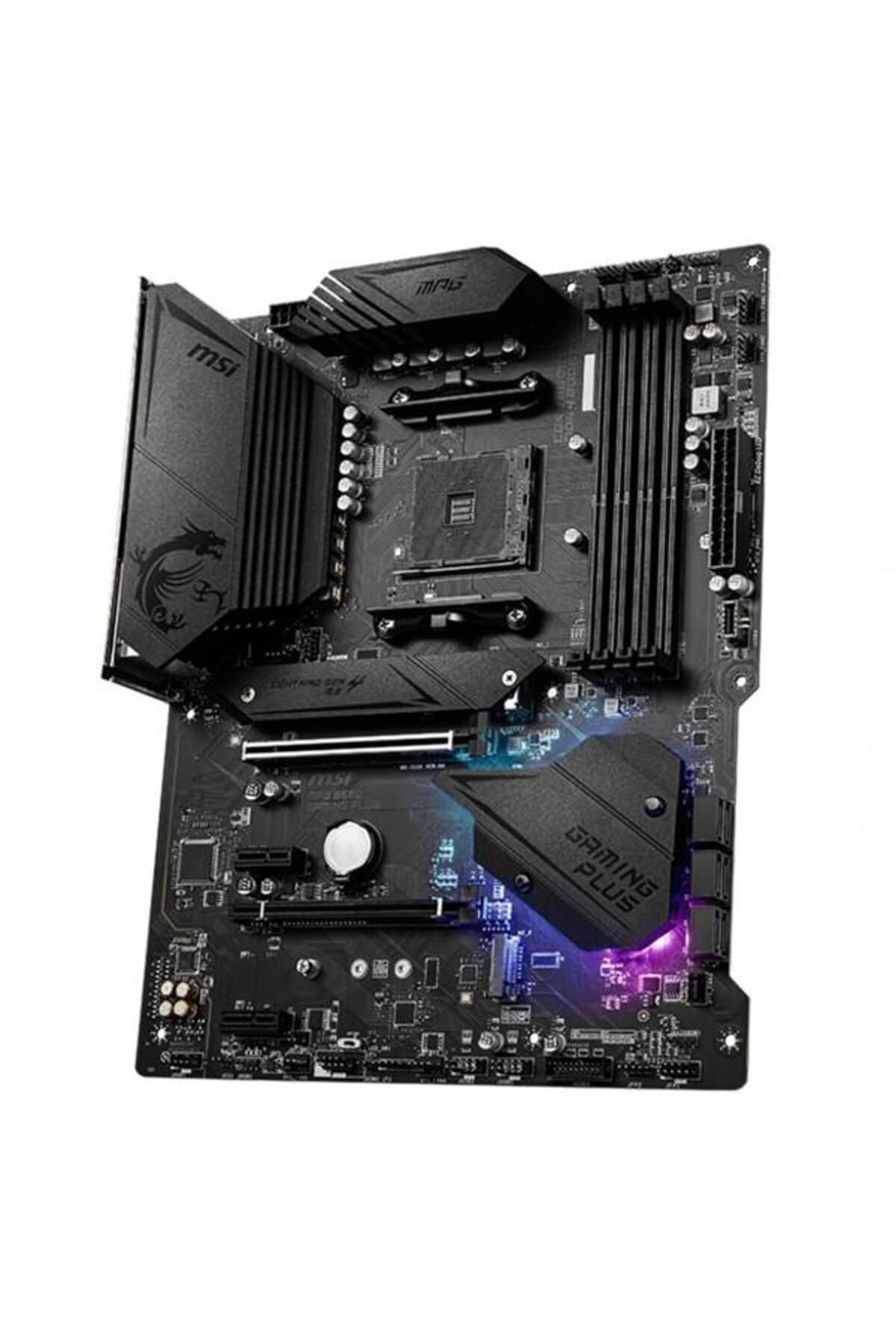 MSI-Mpg B550 Gamıng Plus Ddr4 M2 Pcıe Nvme Hdmı Dp Pcıe 16x V4.0 Am4 Atx 5