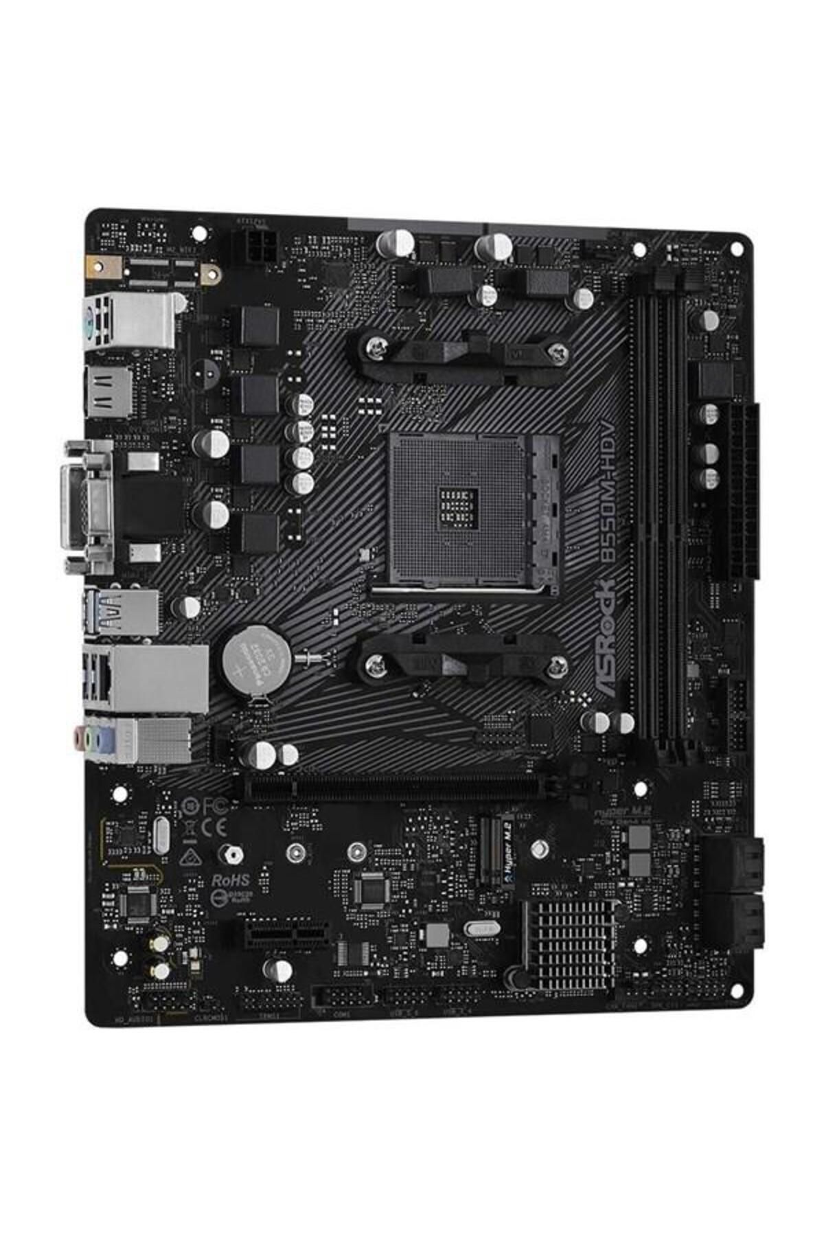 ASROCK-B550m-hdv Ddr4 Hdmı Dvı Pcıe 16x V4.0 Am4 Matx 4