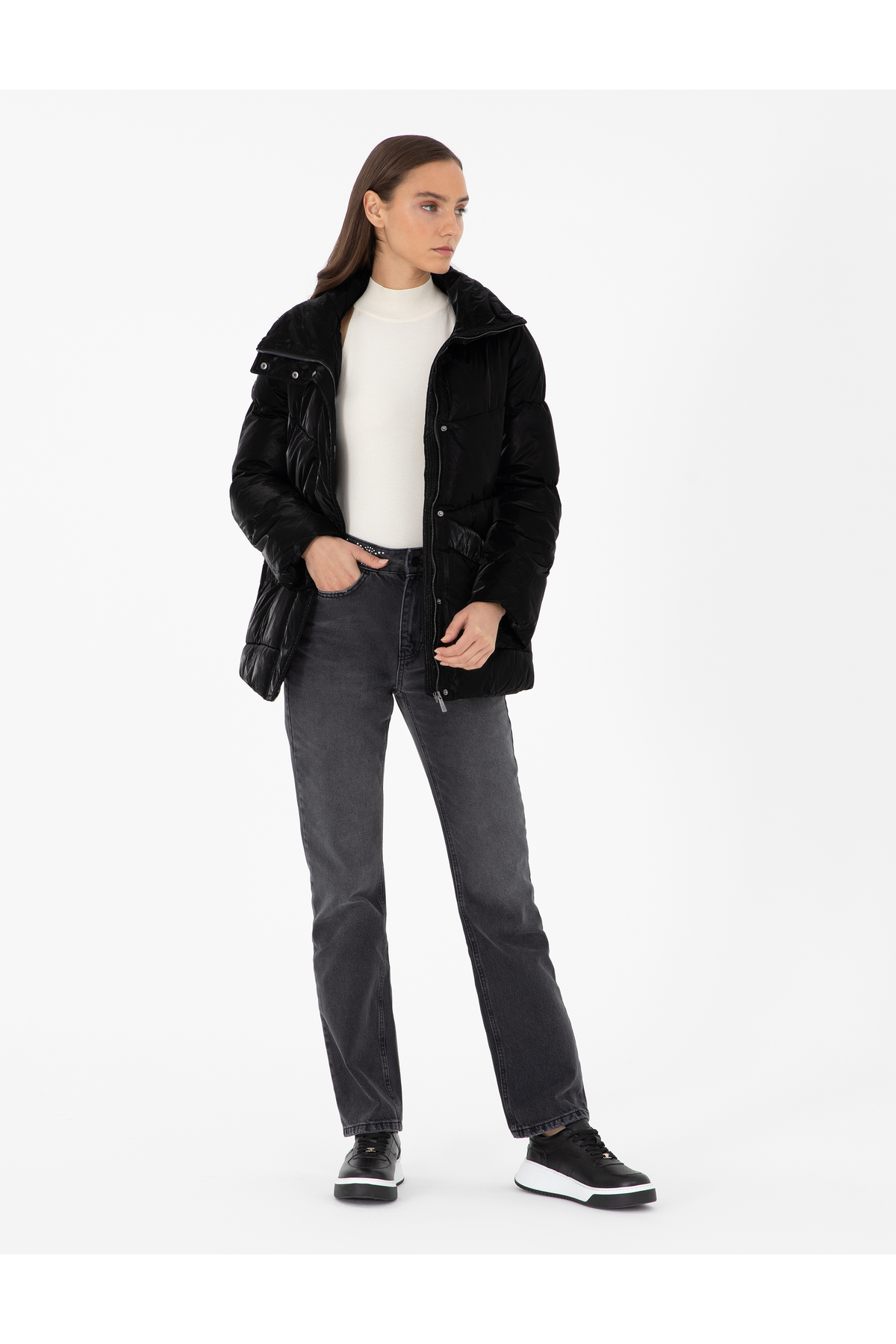Pierre Cardin Siyah Mont 50290328-VR046 görsel 4