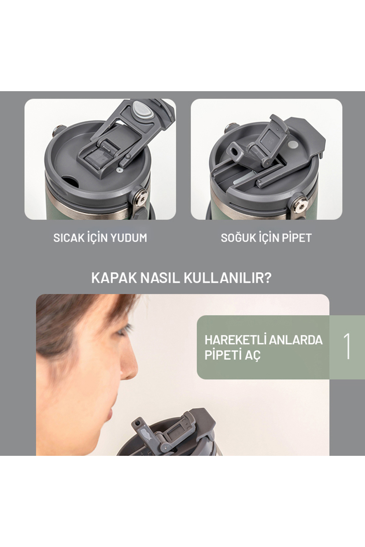 Tyeso DailyNeed Termos Vakumlu Paslanmaz Çelik 750 ML Siyah fotoğrafı 4 (önizleme)
