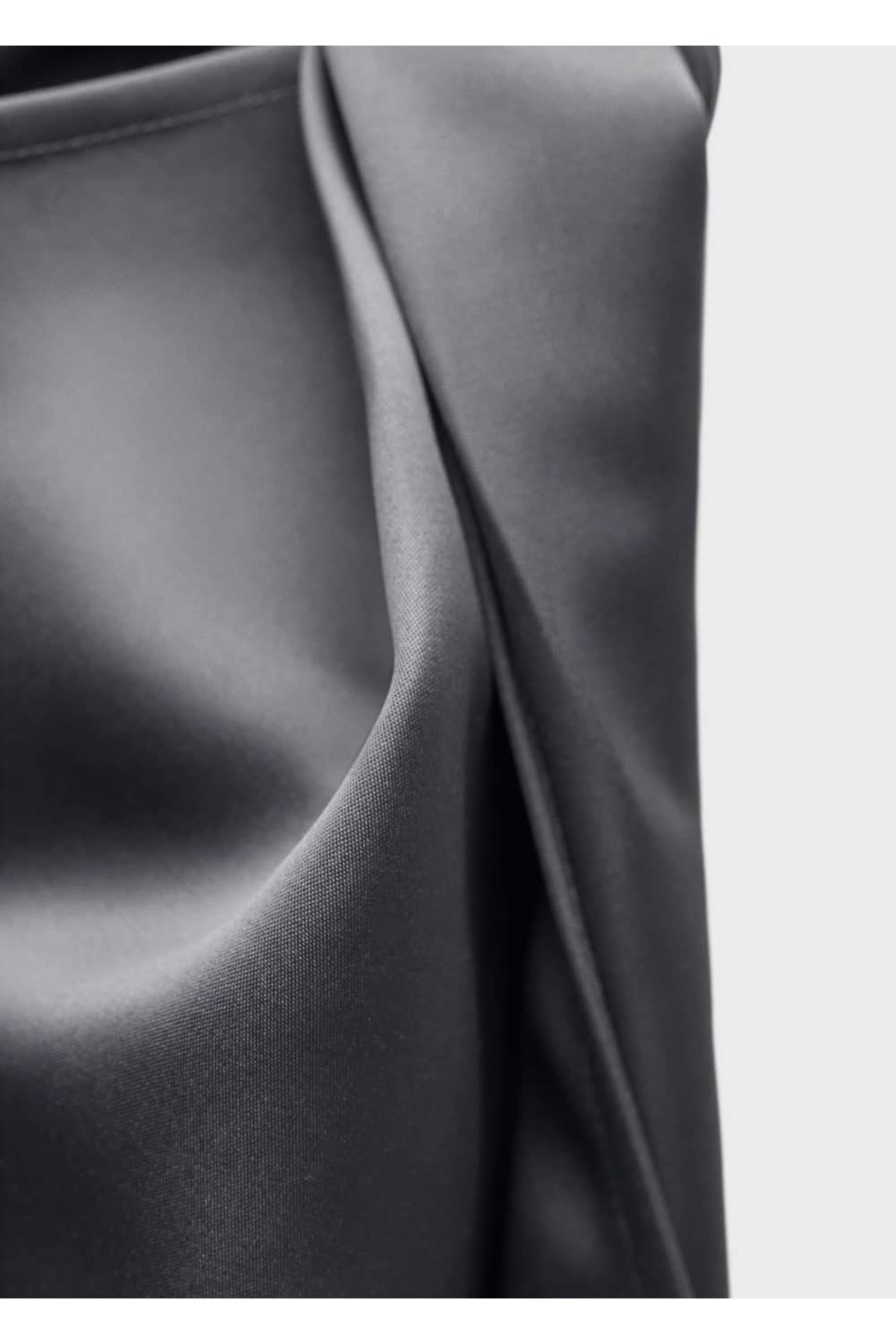 MANGO Woman-Knot Detailed Satin Dress 8
