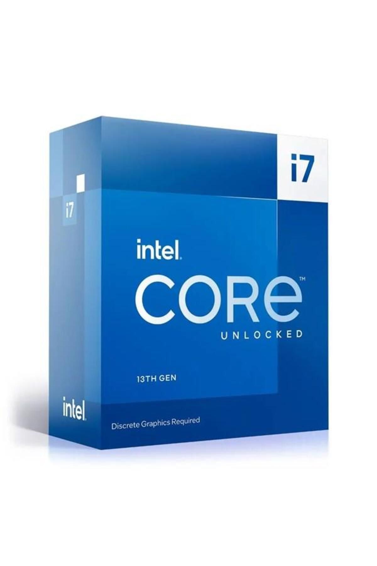 Intel CORE i7 13700K 54MB 16çekirdekli O/B UHD 770 1700p 125w Kutulu+Fansız