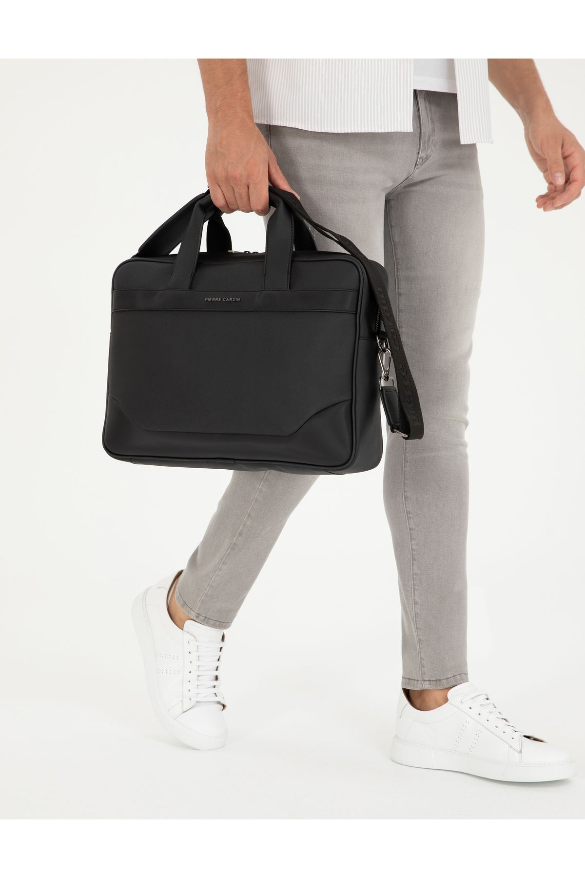 کیف مردانه مشکی 50296022-vr046 Pierre Cardin