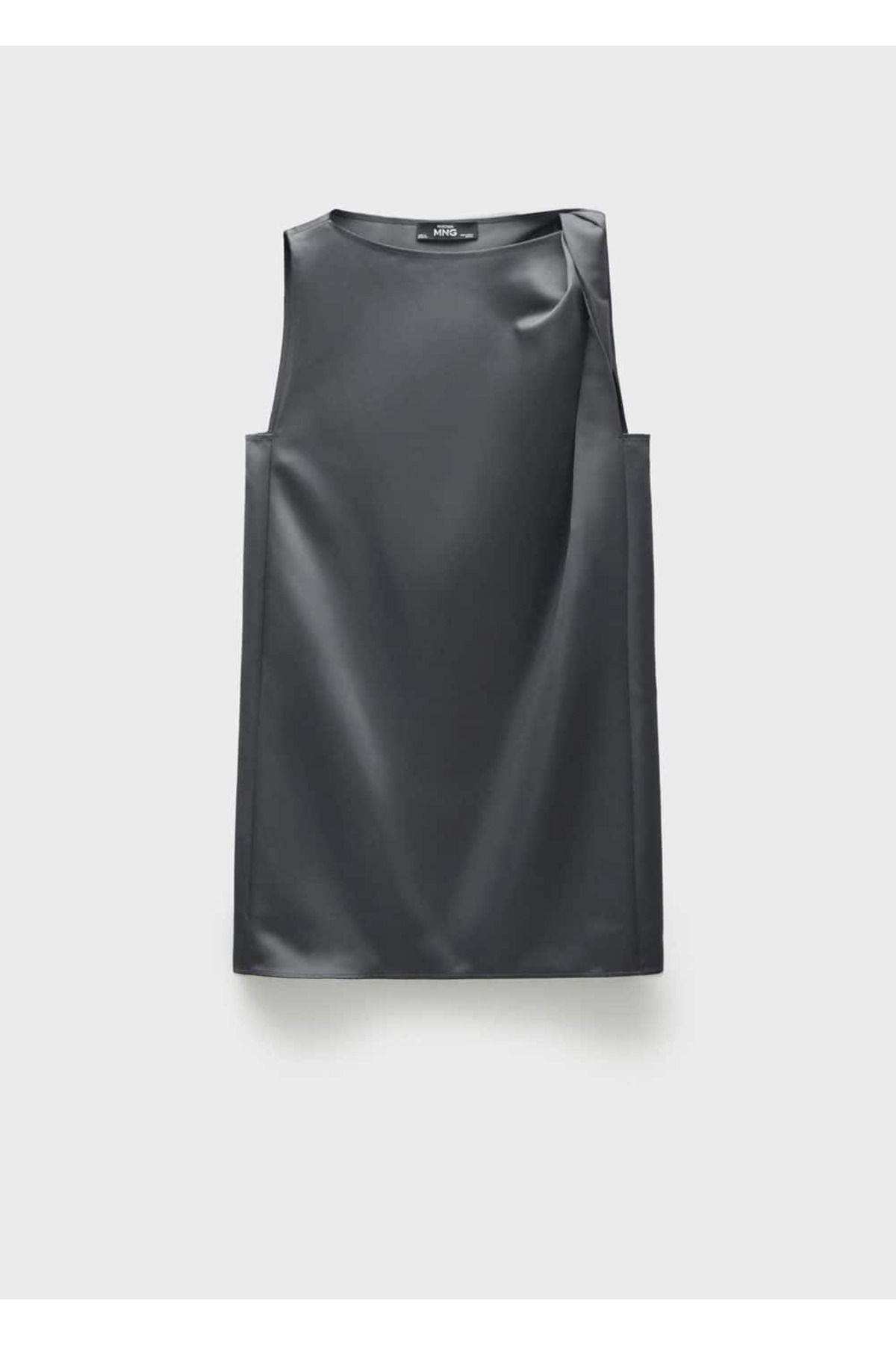 MANGO Woman-Knot Detailed Satin Dress 3