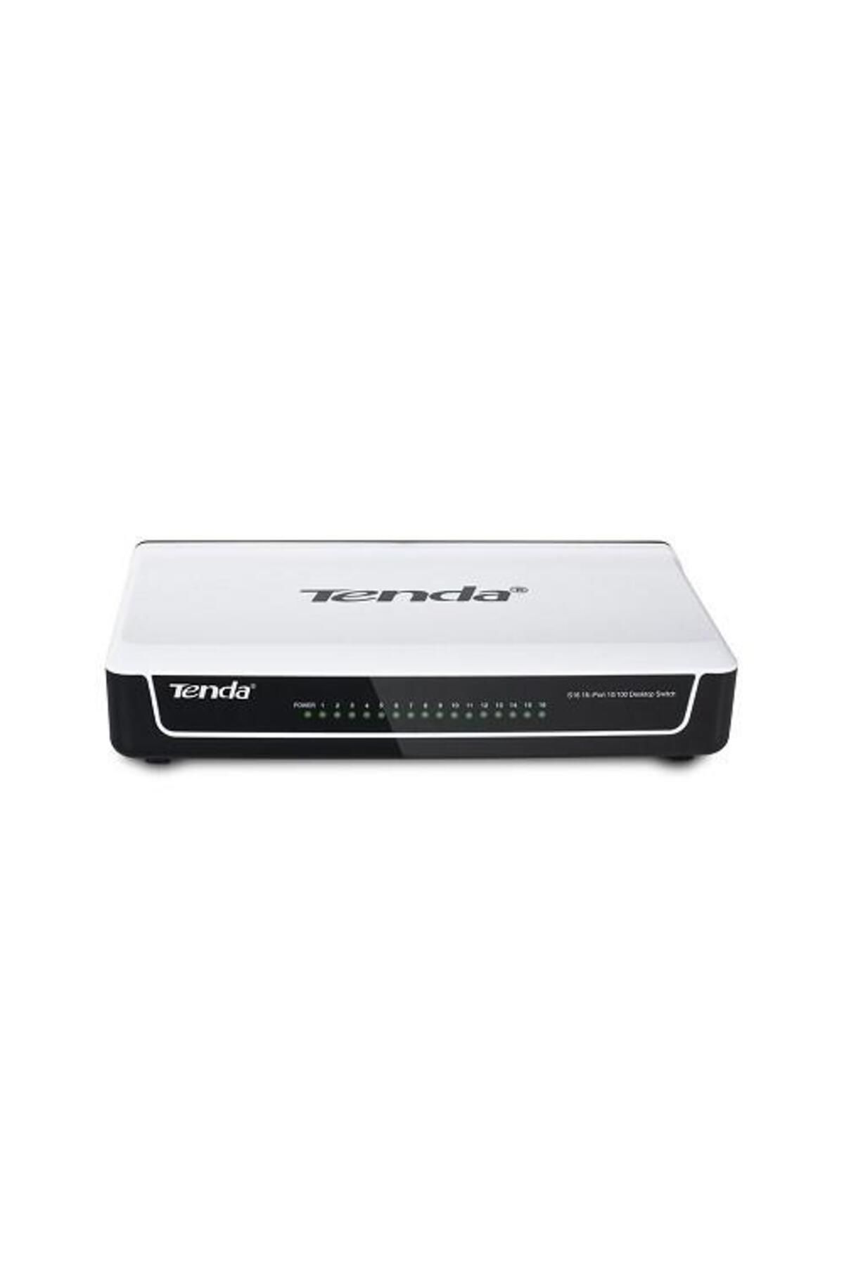 Tenda 16port S16 10/100 Yönetilemez Switch Masaüstü