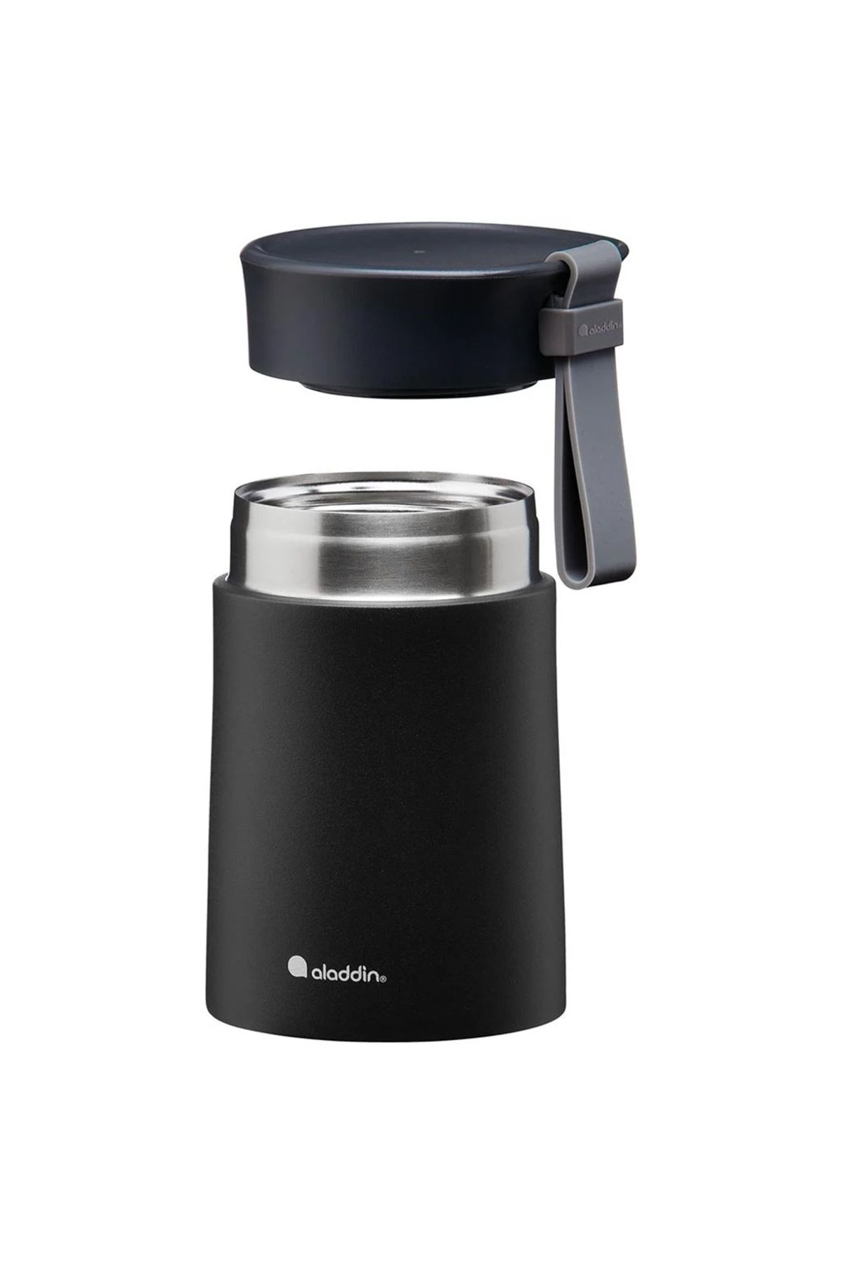 Mhm Collections Bistro Thermavac™ Stainless Steel Food Jar 0.4l Lava Black