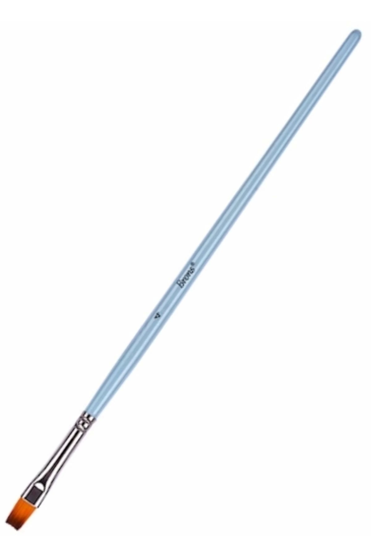 Brons Yağlı Boya Fırçası 200f Kısa Sap No: 4 Askılı Bls. Br-2152 12 Adet