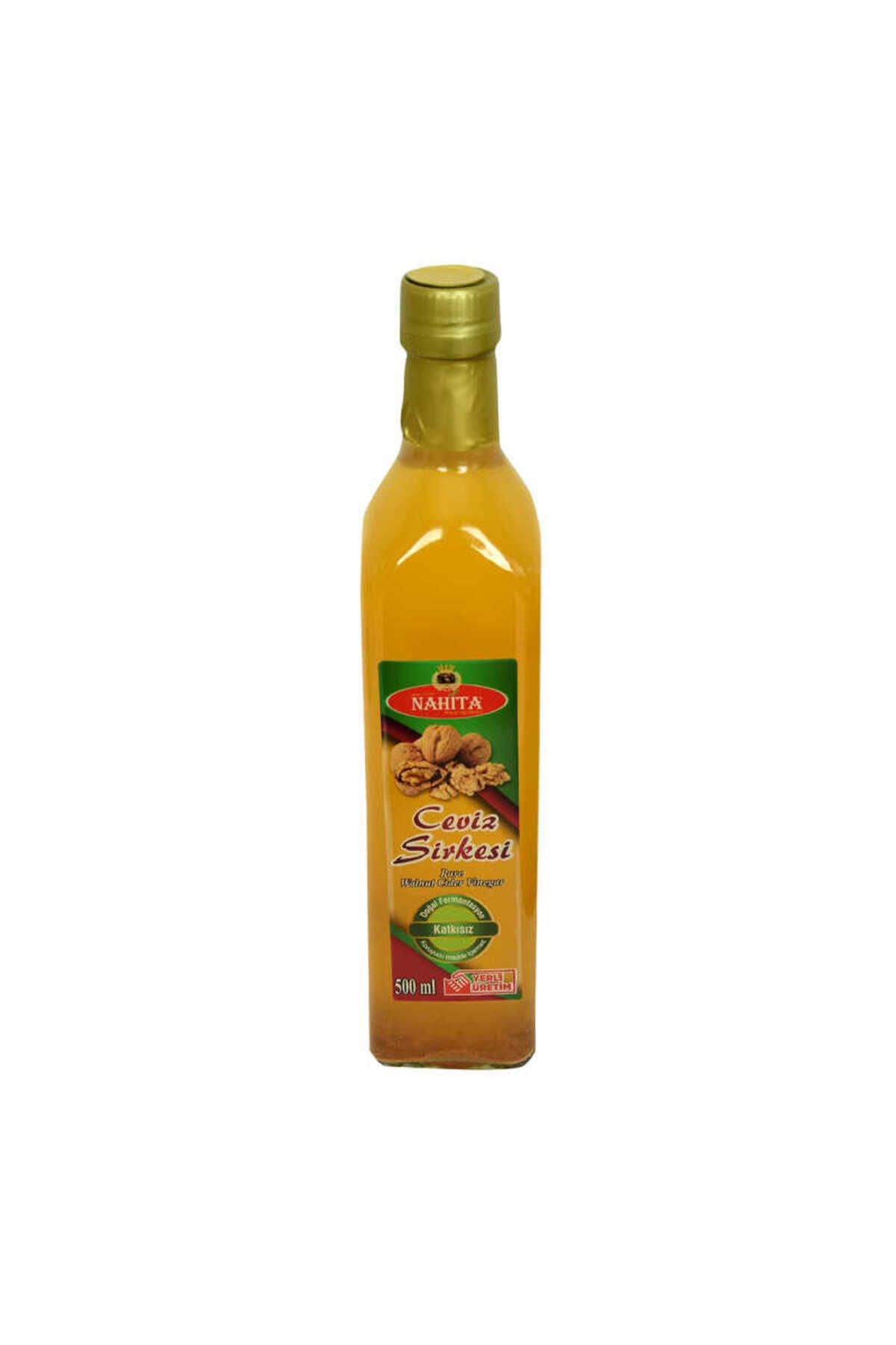 OEM Ceviz Sirkesi Doğal Fermantasyon Katkısız Cam Şişe 500 ML