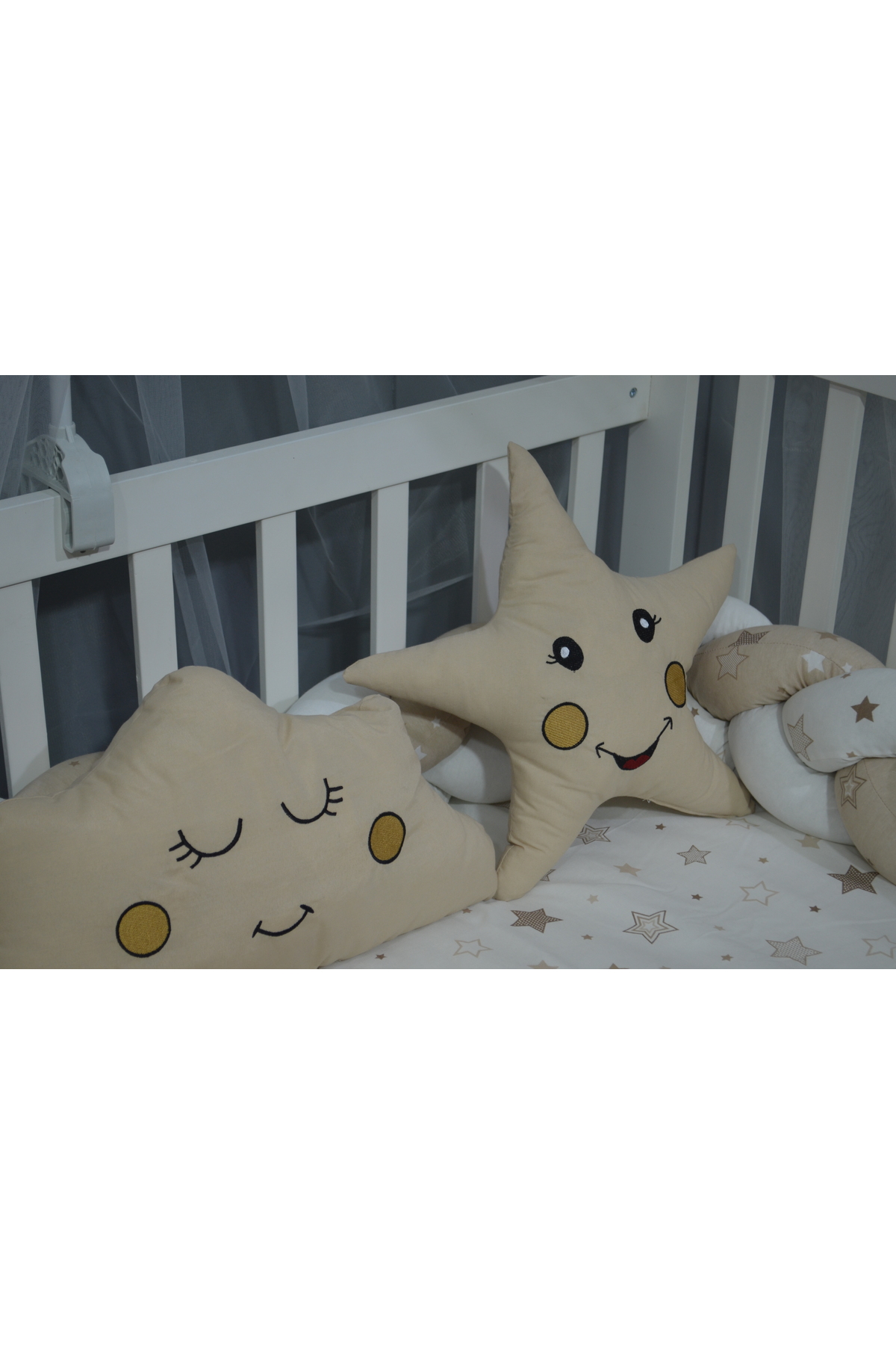 FISTIK BEBE ÖRGÜ BEBEK UYKU SETİ 60X120 9 PARÇA fotoğrafı 3 (önizleme)
