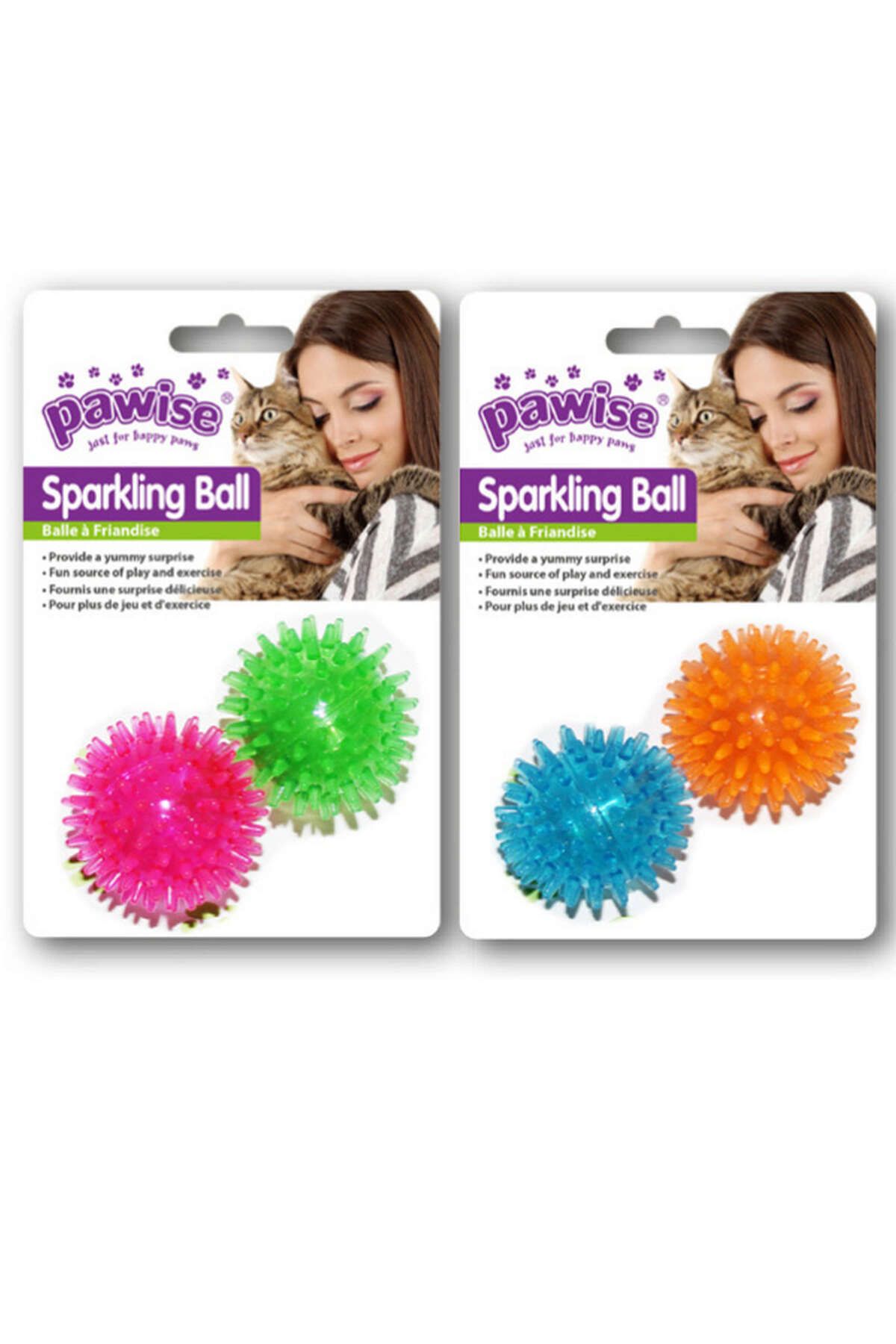 Pawise Mayın Top Kedi Oyuncağı 4,5 cm (2 li Paket) DSDRN