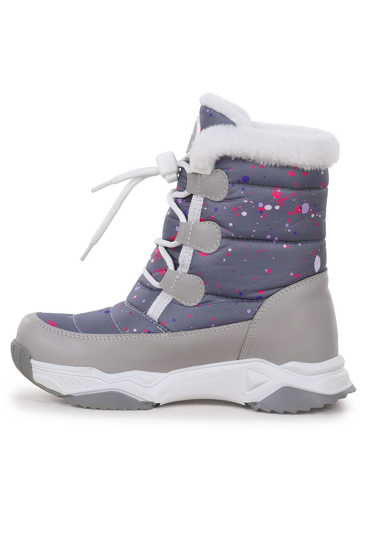 KARAMAZI-Karamazı Kids Bamboo Lace-Up Girls' Snow Boots 4