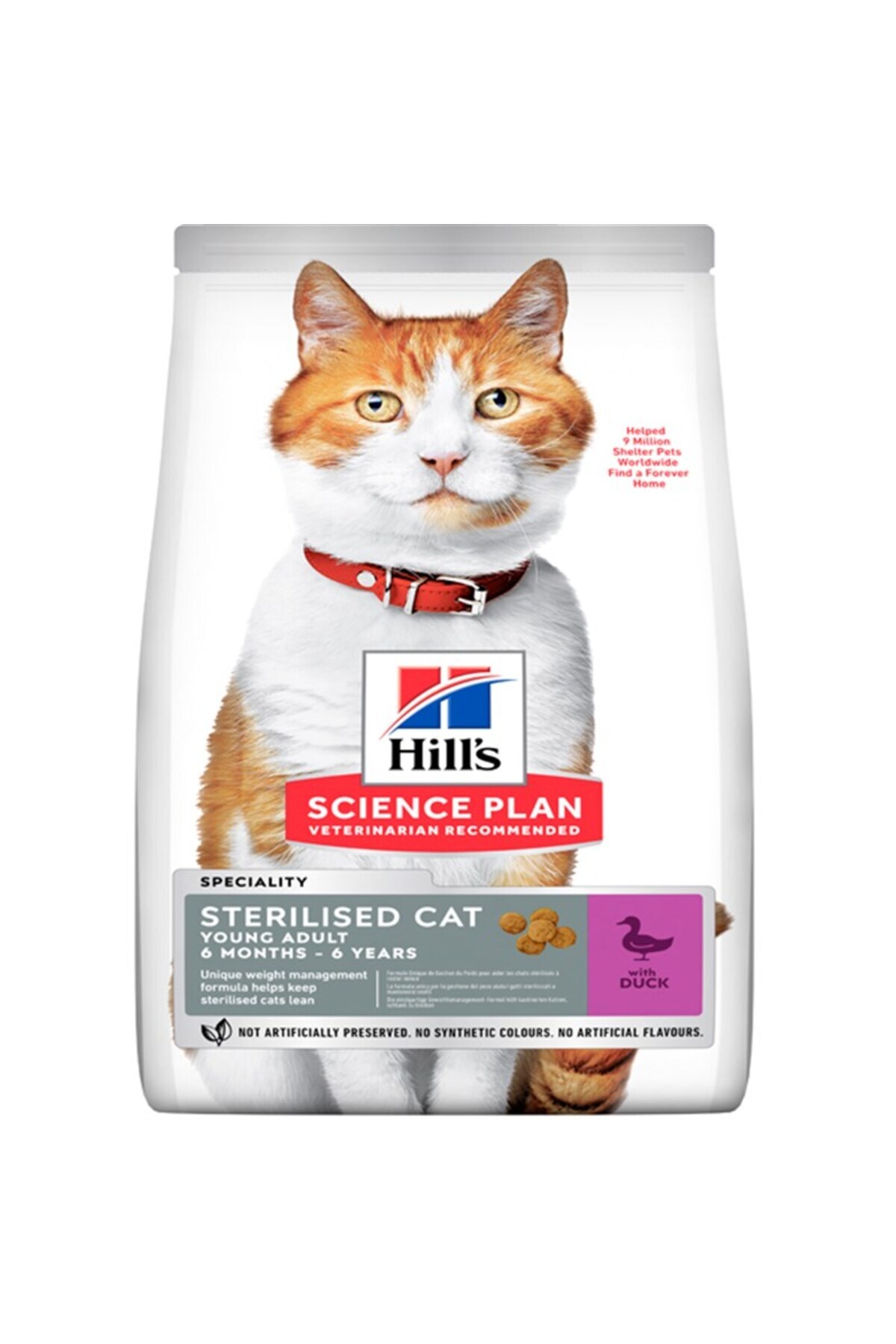Hill's Hill’s SCIENCE PLAN Sterilised Ördekli Kısırlaştırılmış Kedi Maması 10 Kg