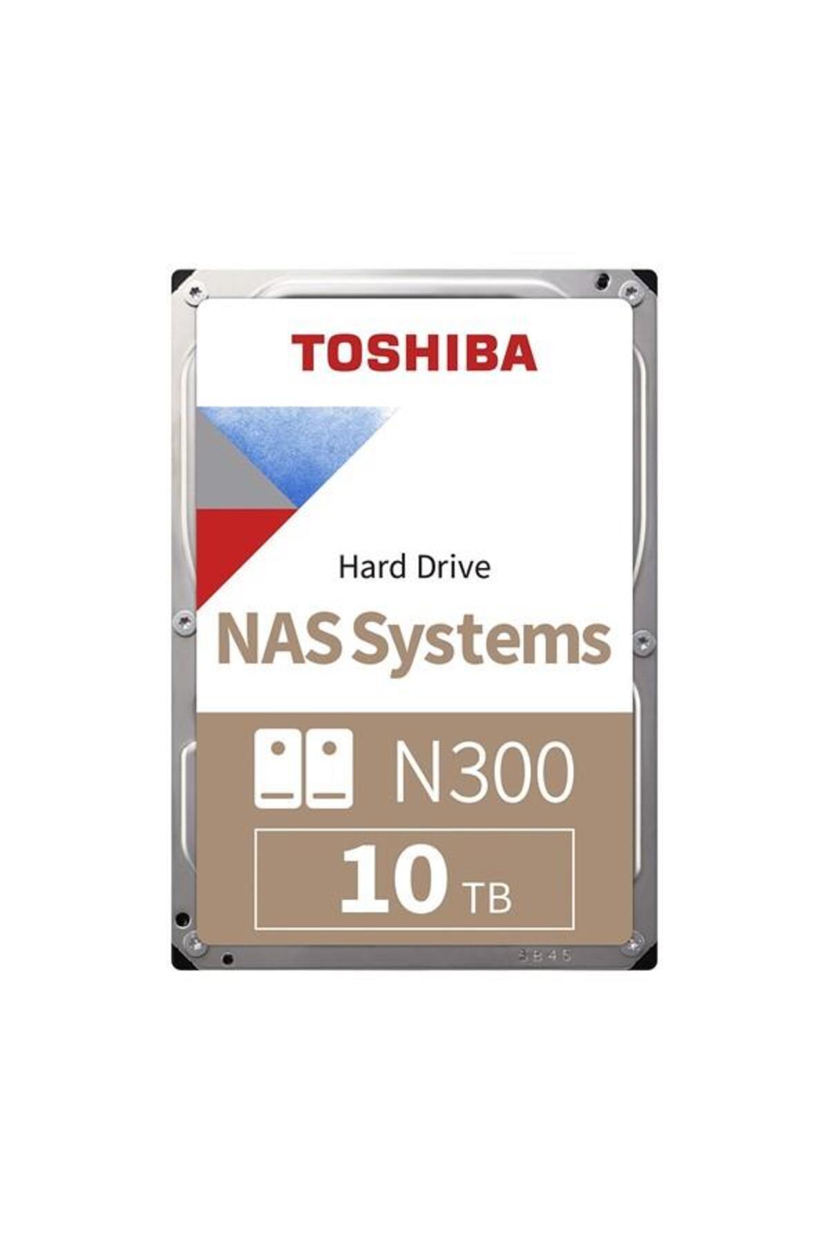 Toshiba 3.5" 10TB N300 HDWG11AUZSVA 7200 RPM 256MB SATA-3 NAS Diski