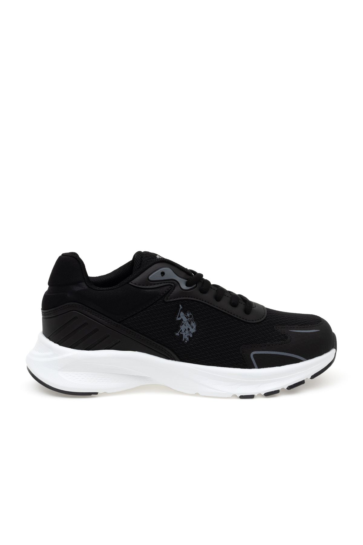 اسنیکر مشکی زنانه کفش سیاه VR046 اورجینال U.S. Polo Assn.