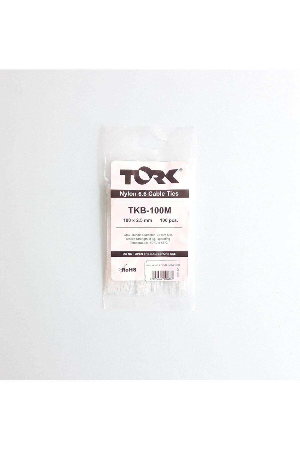 BilfolD Tork Beyaz Kablo Bağı 2,5X100