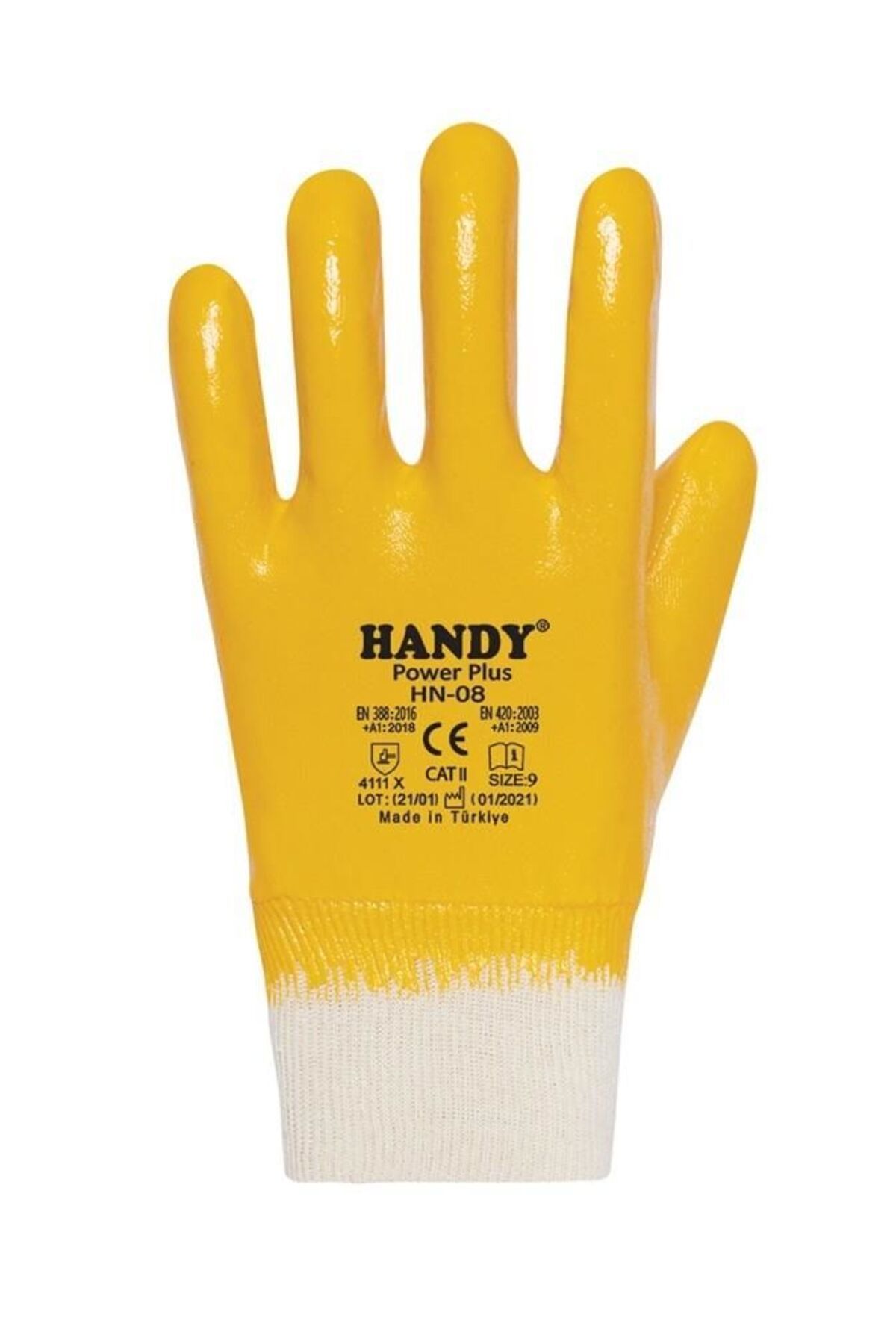 Berselya Underwear&Accessories Handy Power Plus HN-08 Tam Nitril Eldiven No: 10