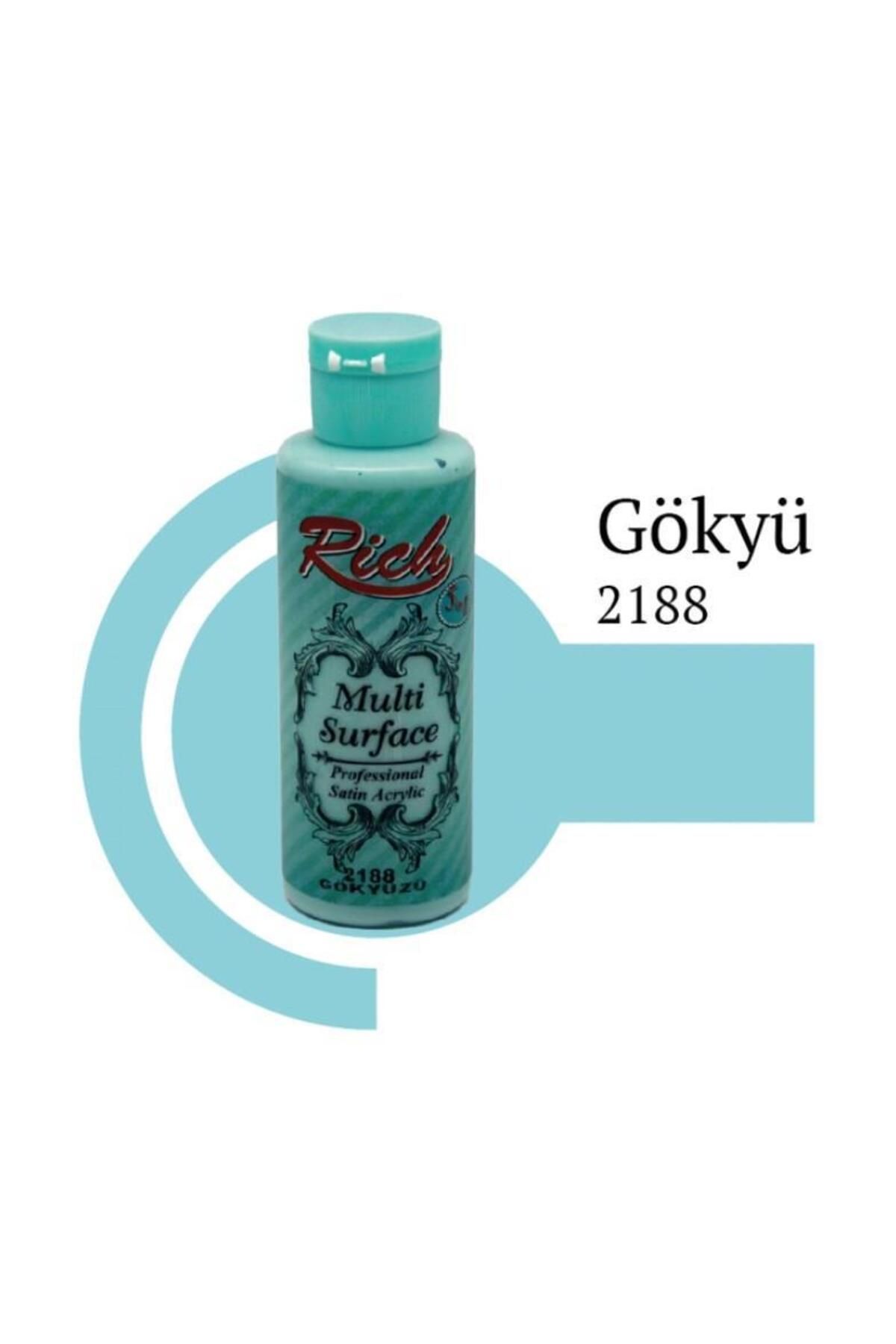nuit dose Rich Multi Surface 2188 Gökyüzü Akrilik Boya 120 cc