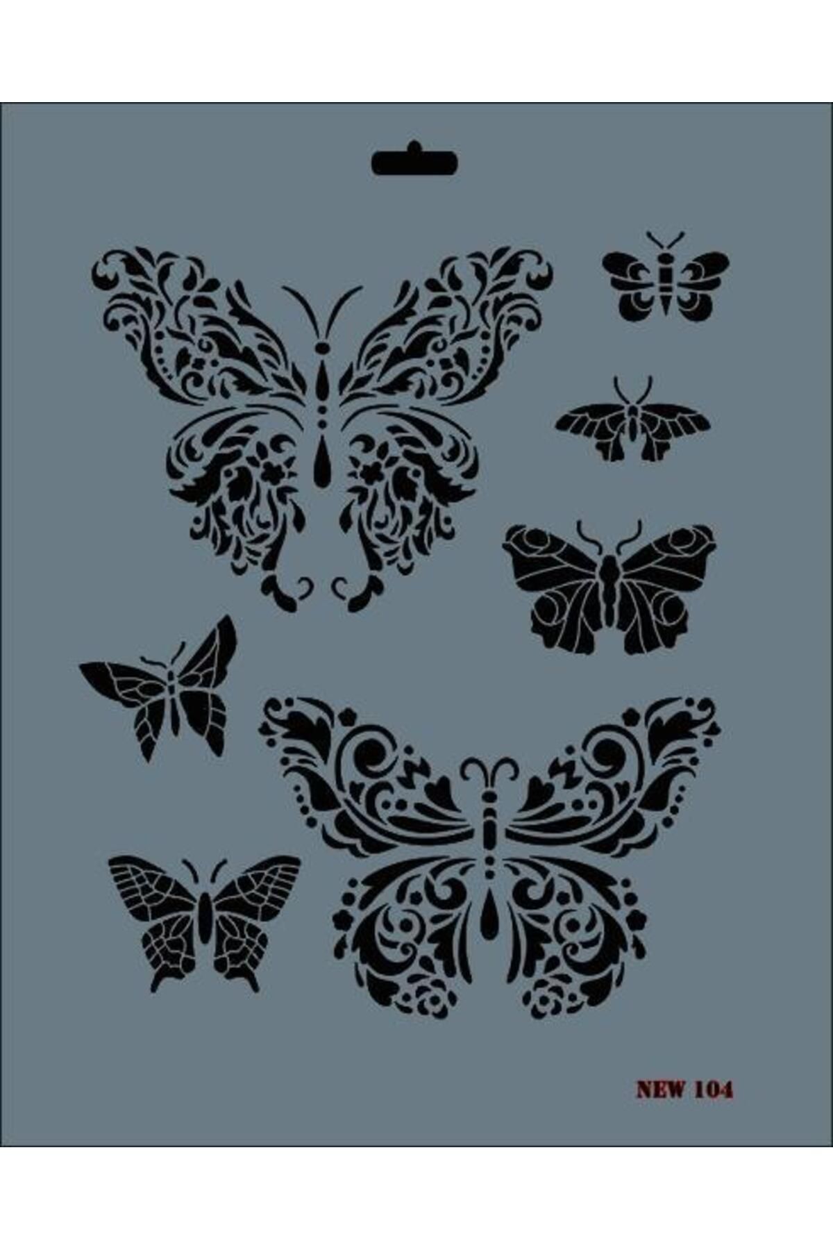 K&A Rich New Seri N-104 Stencil 35x25 cm