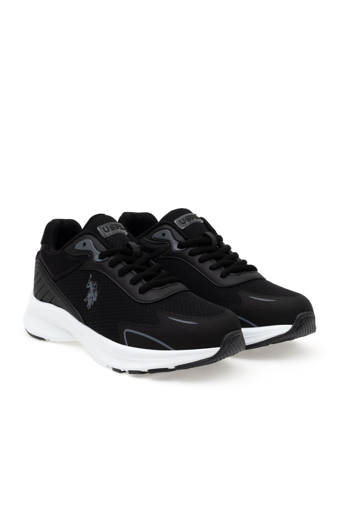 اسنیکر مشکی زنانه کفش سیاه VR046 اورجینال U.S. Polo Assn.