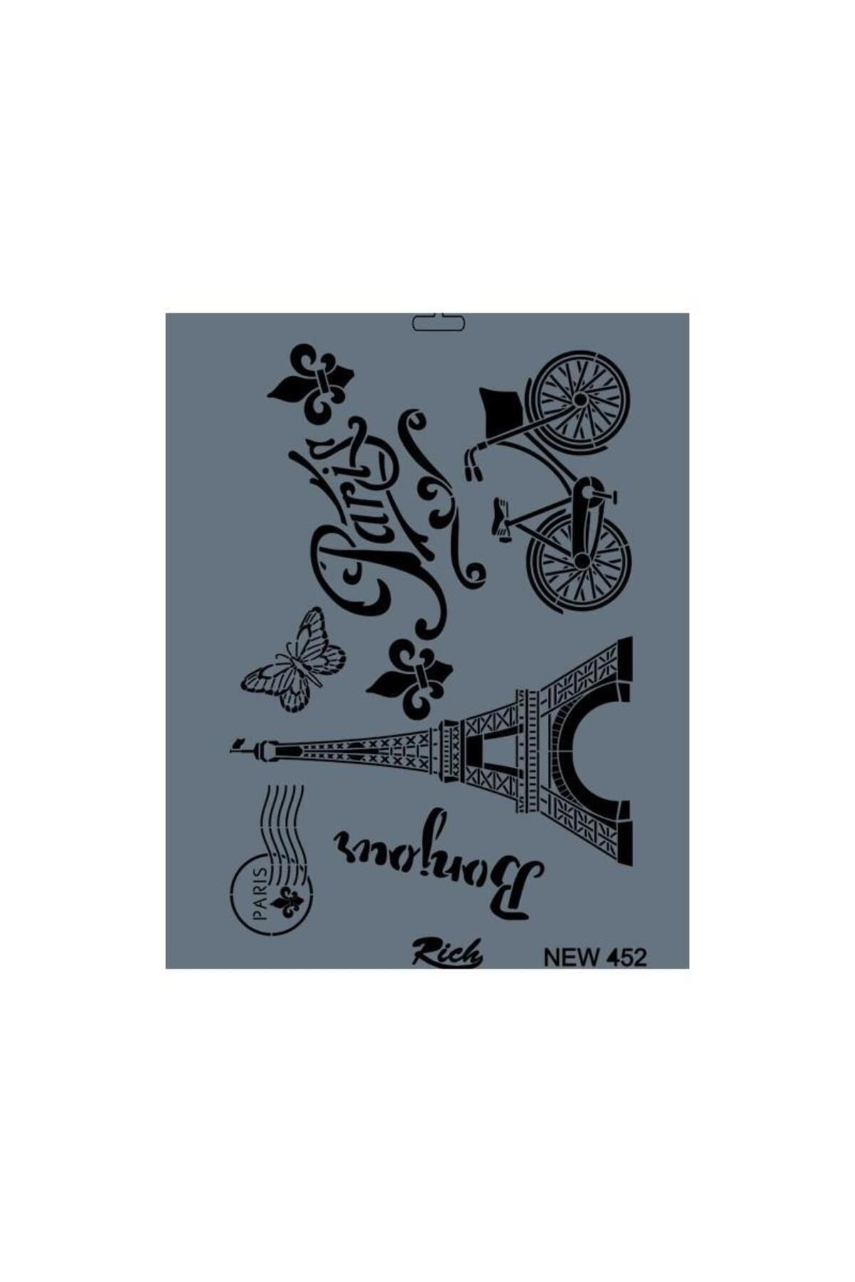 molli Rich New Seri N-452 Stencil 35x25 cm