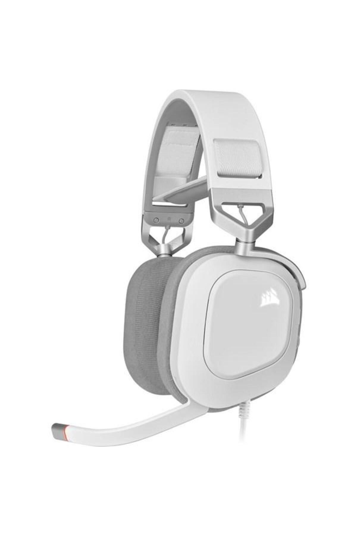 Corsair Ca-9011238-eu Hs80 Rgb Kablolu Oyuncu Kulaklığı - Beyaz