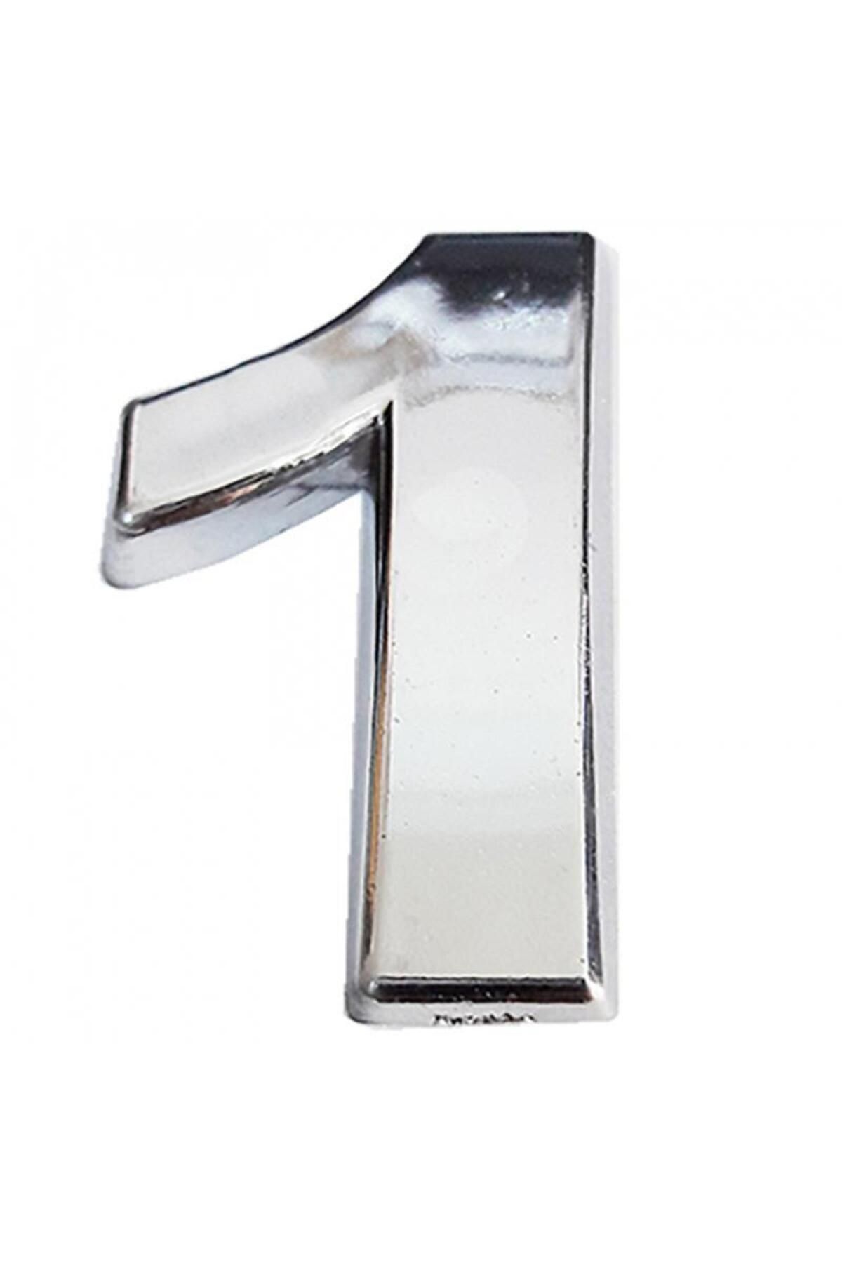 THE SELY Cemax Krom Yapışkanlı 1 Rakamı 5 cm