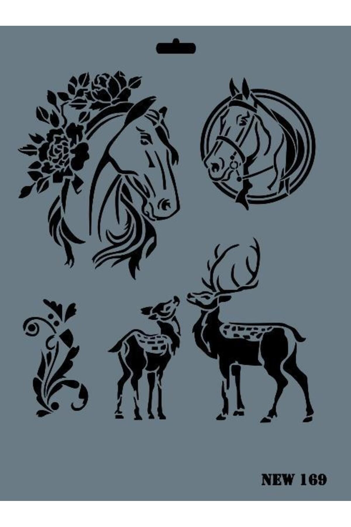 Angoravi Rich New Seri N-169 Stencil 35x25 cm