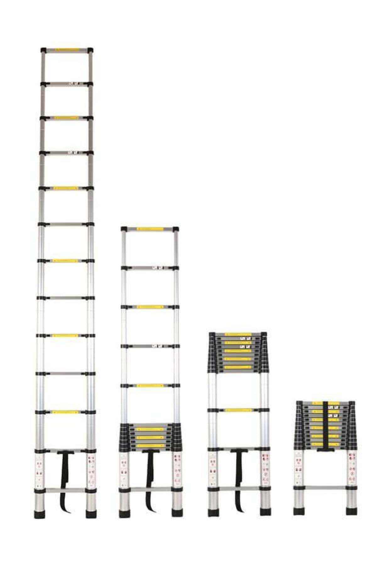 BilfolD Saraylı Teleskopik Merdiven 13 Basamak 3.80 Metre
