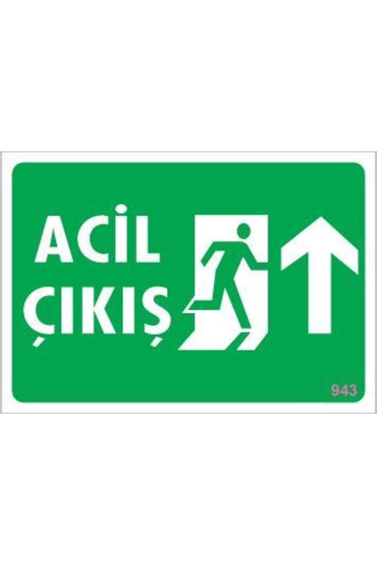 feifei Acil Çıkış Uyarı Levhası 17,5x25 KOD:943