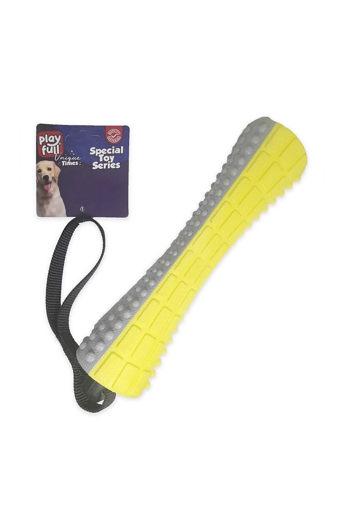 OEM Sesli Lüx Köpek Eğitim Oyuncağı 37x5 Cm Sarı