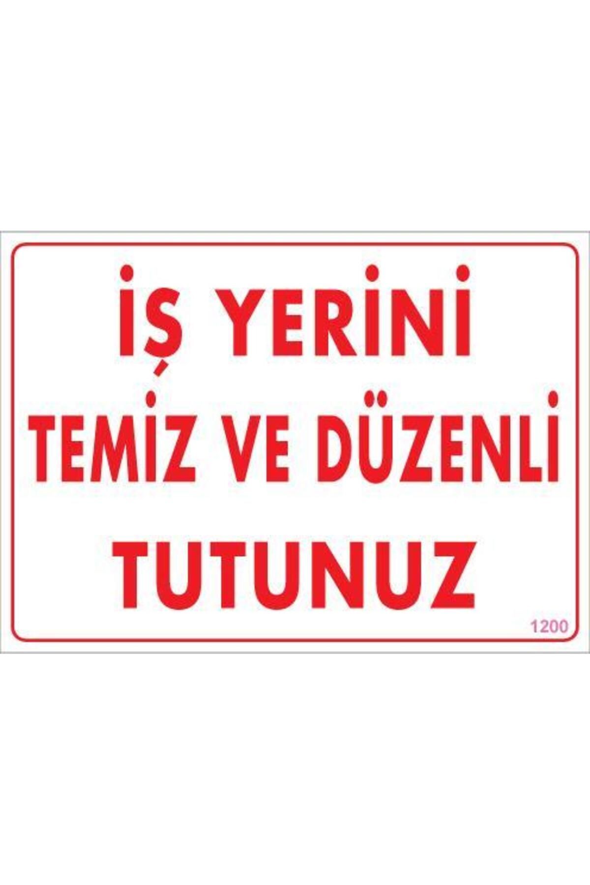 feifei Temizlik Düzen Uyarı Levhası 25x35 KOD:1200