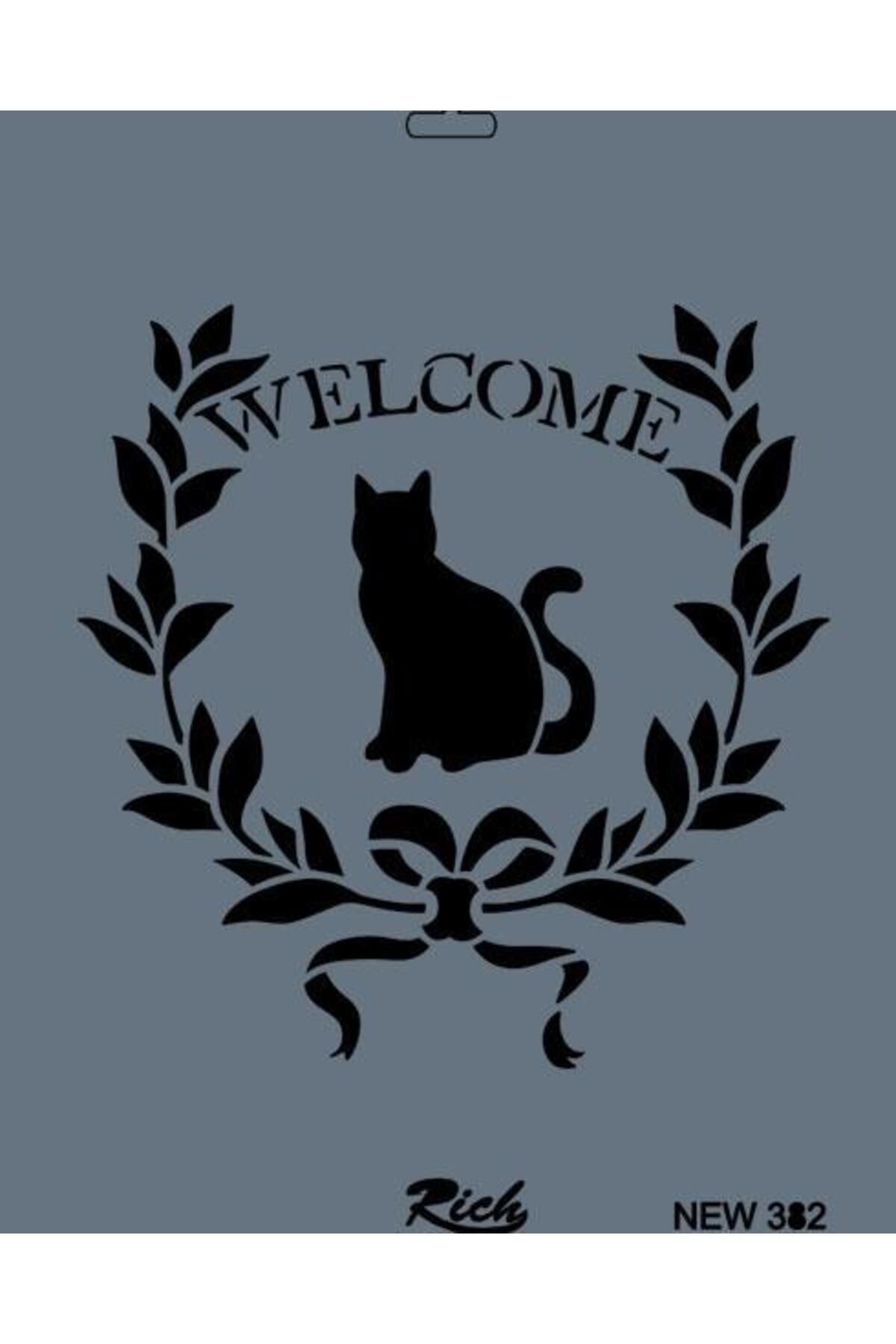 mikudesign Rich New Seri N-382 Stencil 35x25 cm