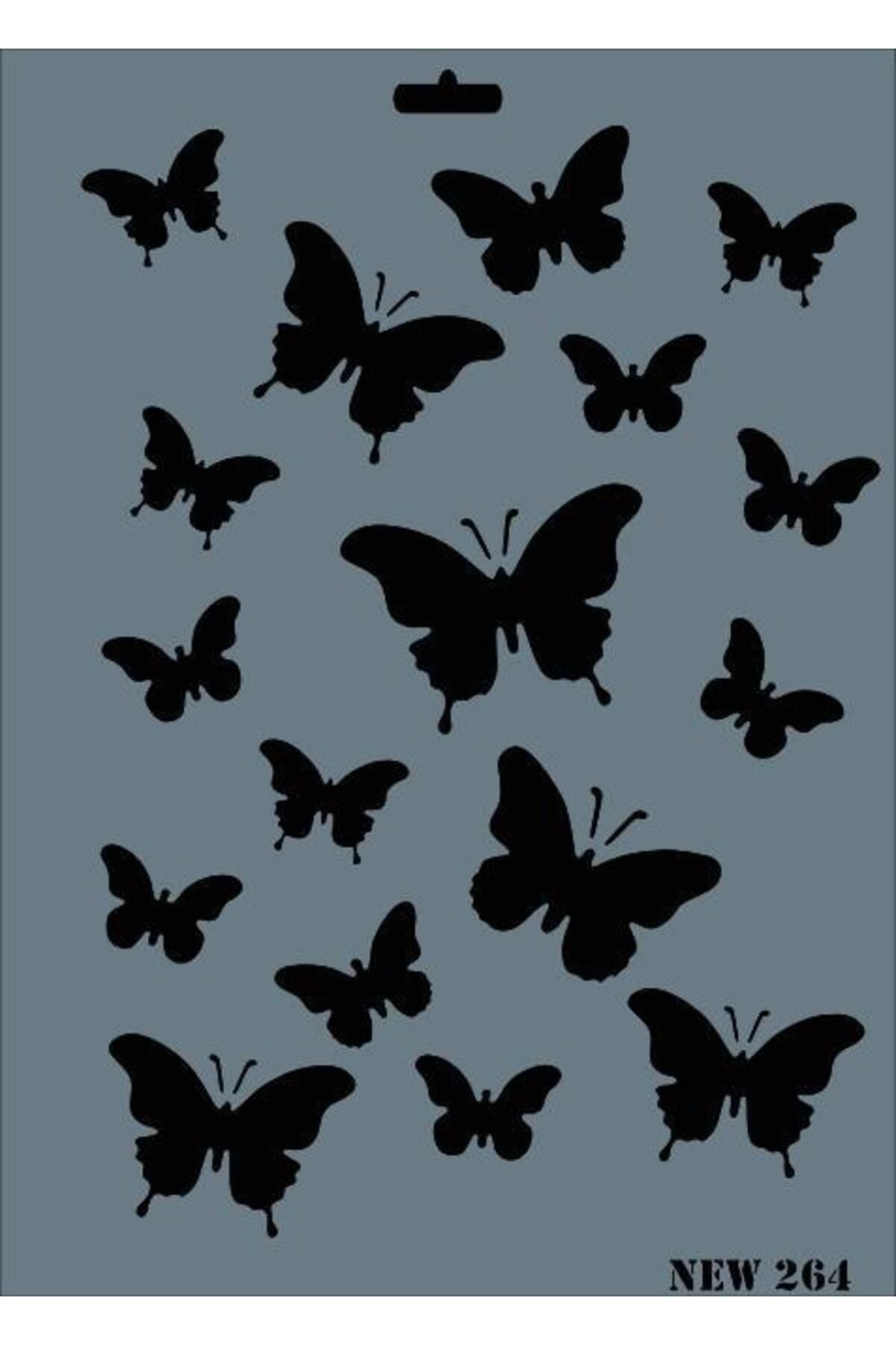 K&A New Seri N-264 Stencil 35x25 Cm