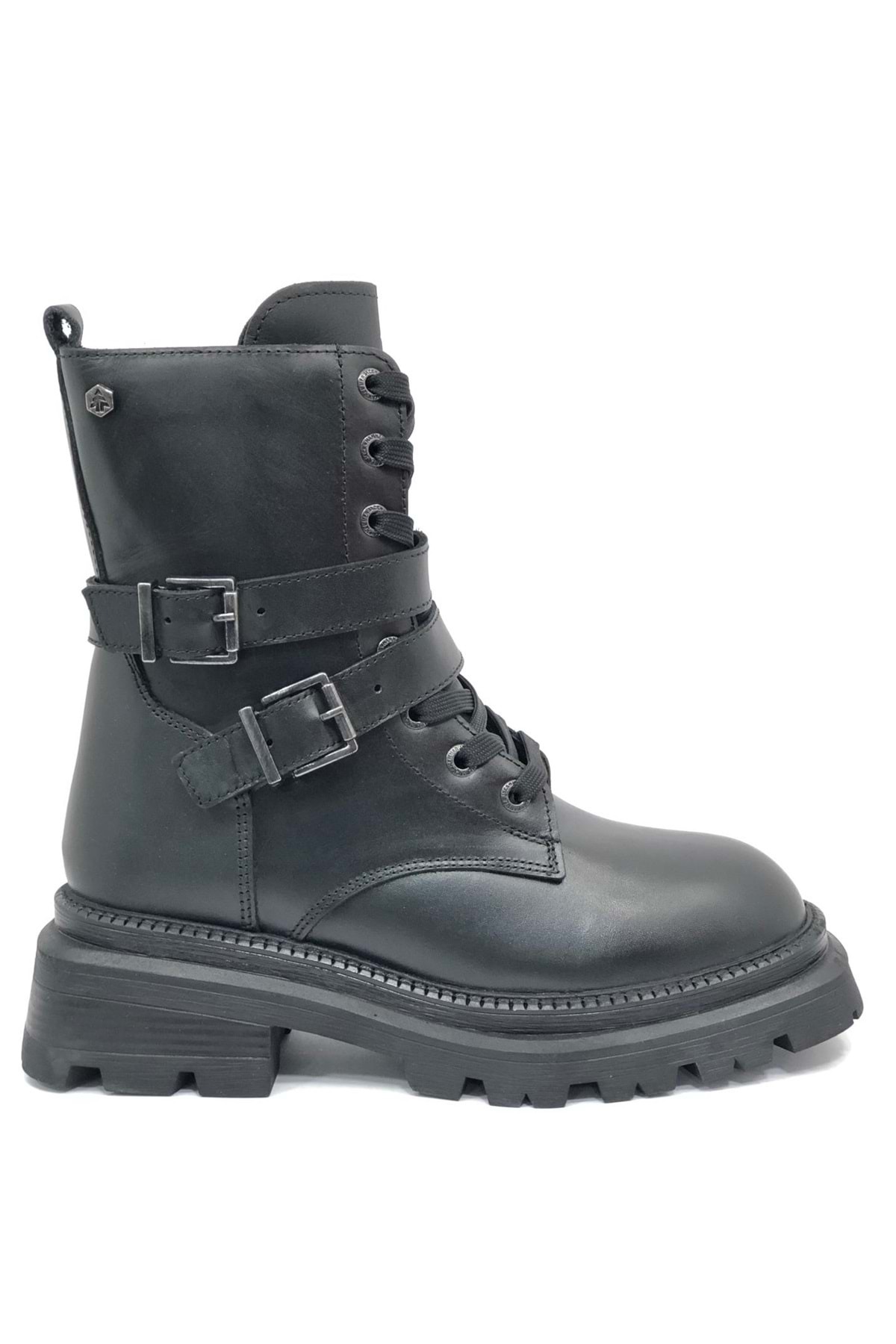 Hammer Jack 102-24665-Z Yellen Deri Uzun Postal Unisex Bot SİYAH