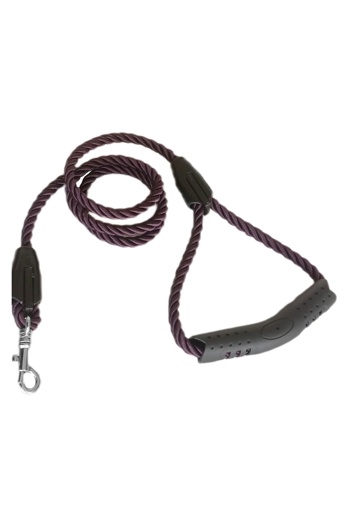 K&A-Triple Coiled Dog Walking Rope 1 Cm-120 cm Purple 3