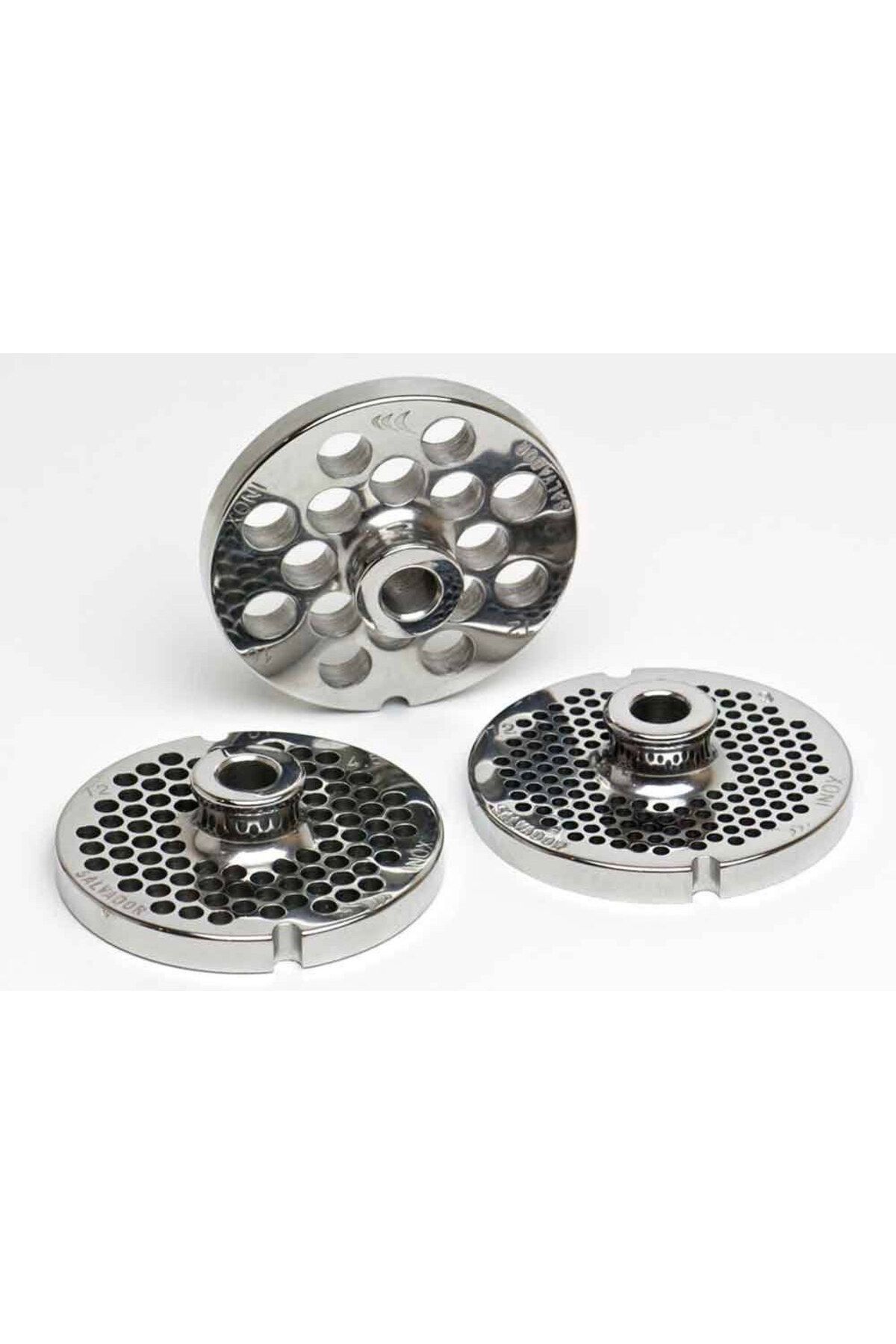 DENİZBİLİŞİM Salvador Inox Paslanmaz Kıyma Makinesi Aynası, Ağızı 12 No - 4 Mm