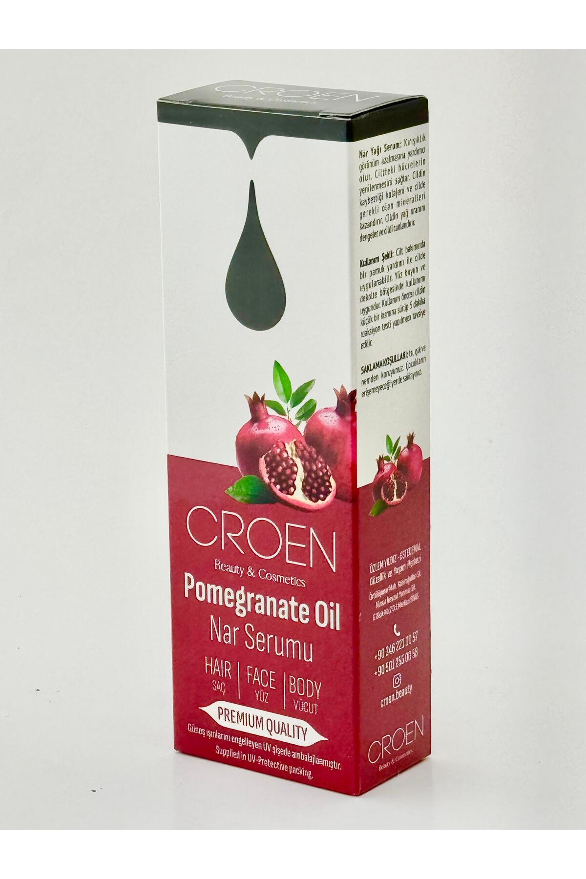 Nar Çekirdeği Yağı Serumu 100 ml Premium Yüz, Vücut, Saç, El — NR01 — تصویر 5 از 5
