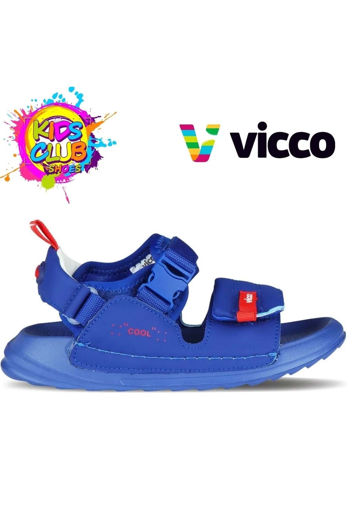 صندل آبی دخترانه و پسرانه بچگانه های Ortopedic Rave Vicco