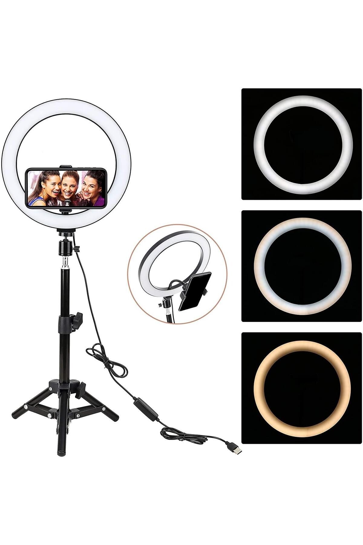 ascent store Tripot Ayaklı Tiktok Lambası Selfie Işığı