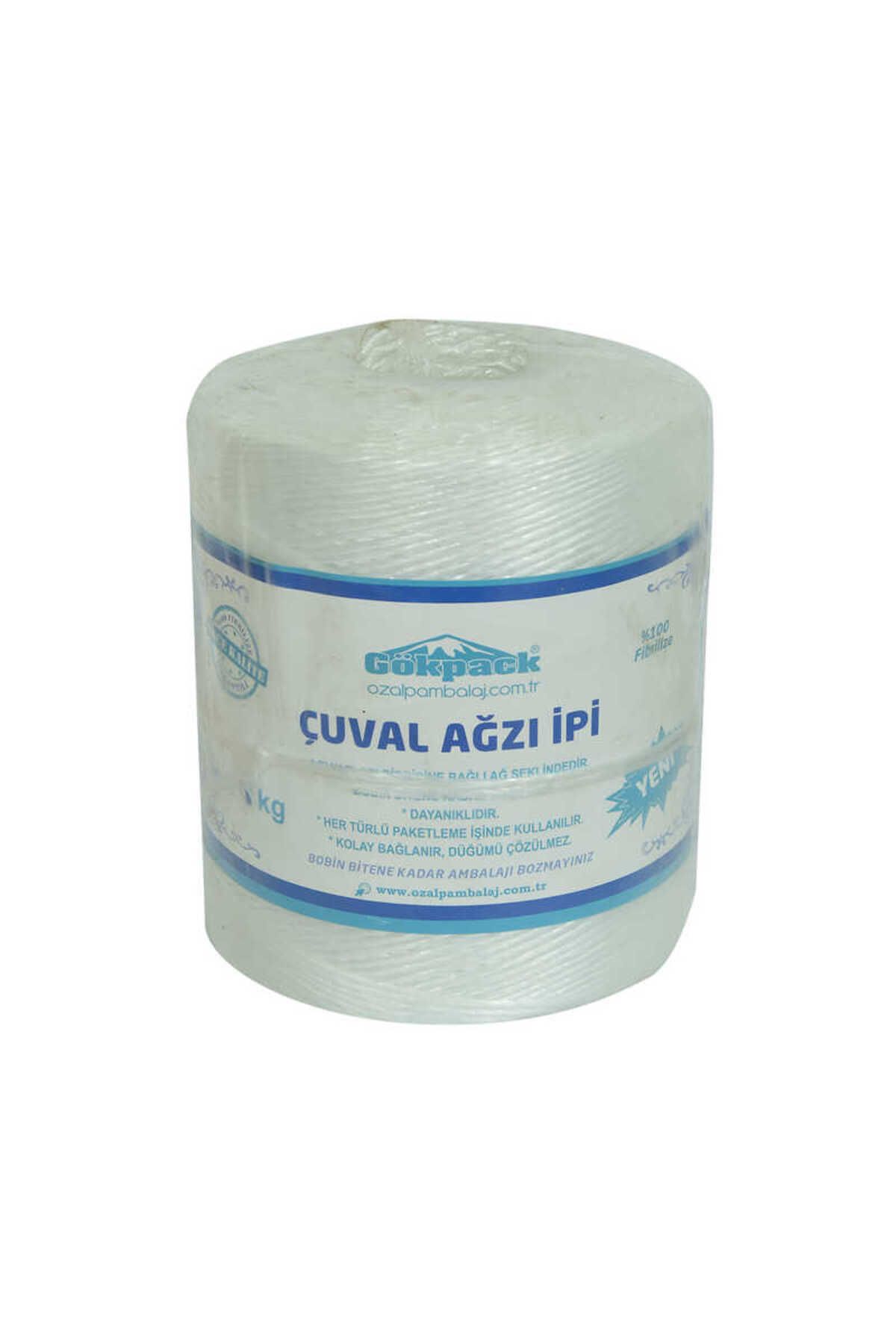 BYR Fırsat Byr Çuval Ağzı İpi Yüzde 100 Fibrilizeli Naylon İp Beyaz 1000 Gr Yeni
