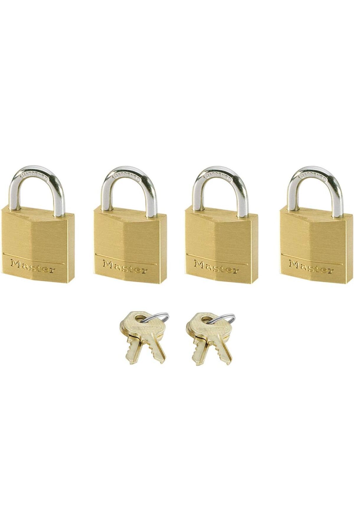 salesalbutik Lock – 120EURQNOP – 4 aynı anda pirinç asma kilit 20 mm