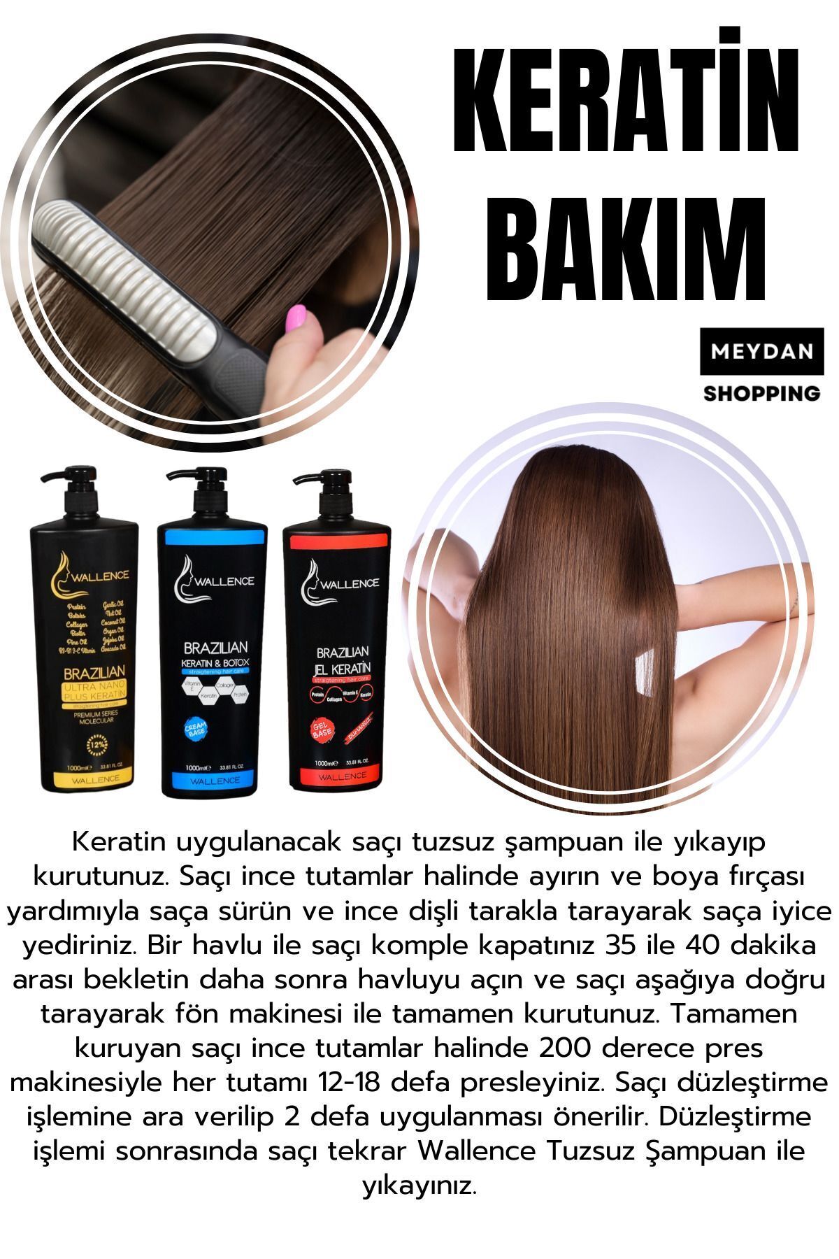 Aşırı Yıpranmış Saçlar Için Keratin & Saç Protein Hediyeli — PR00542 — تصویر 3 از 3