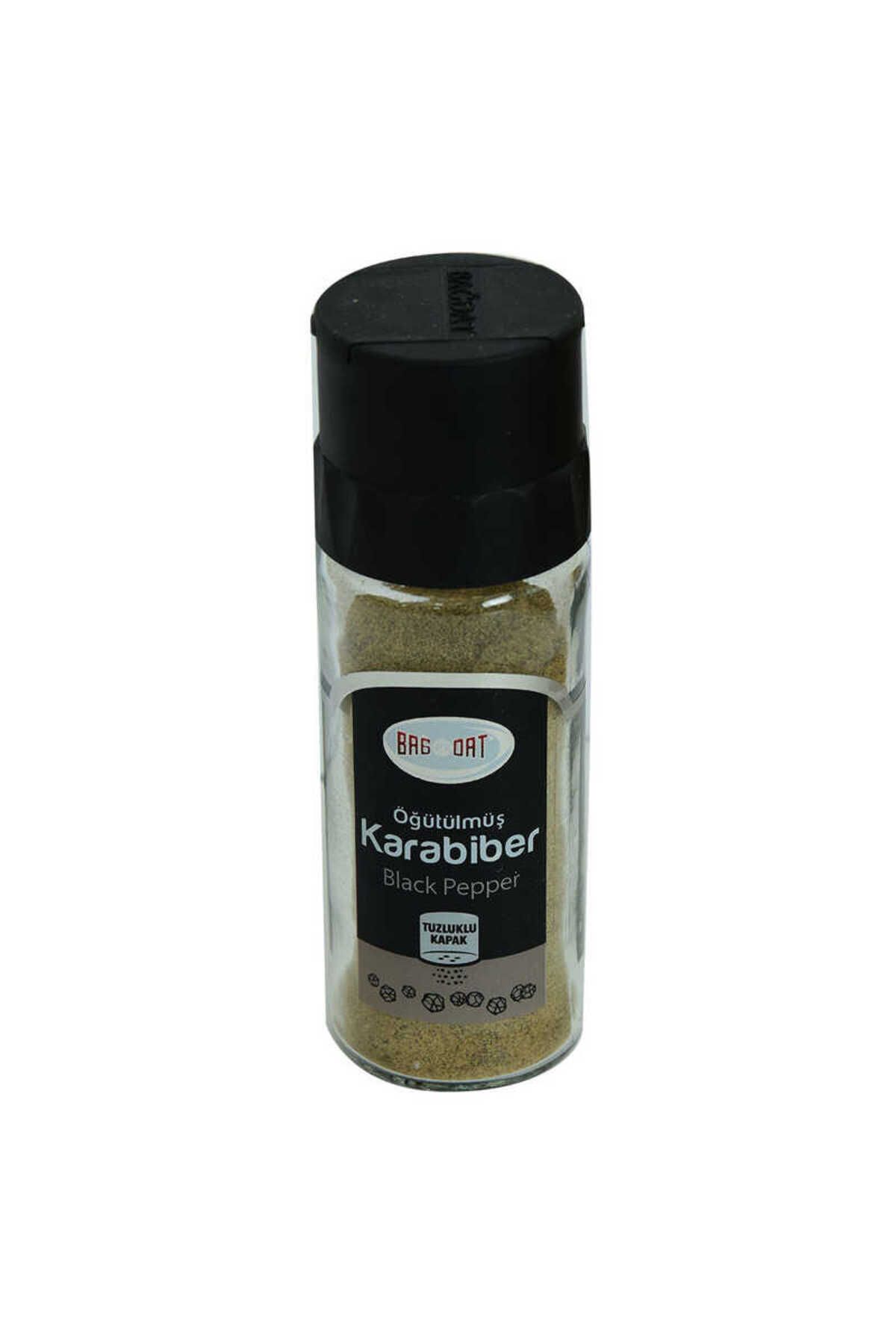 Angoravi Cam Şişe Tuzluklu Kapak Doğal Öğütülmüş Karabiber 55 Gr