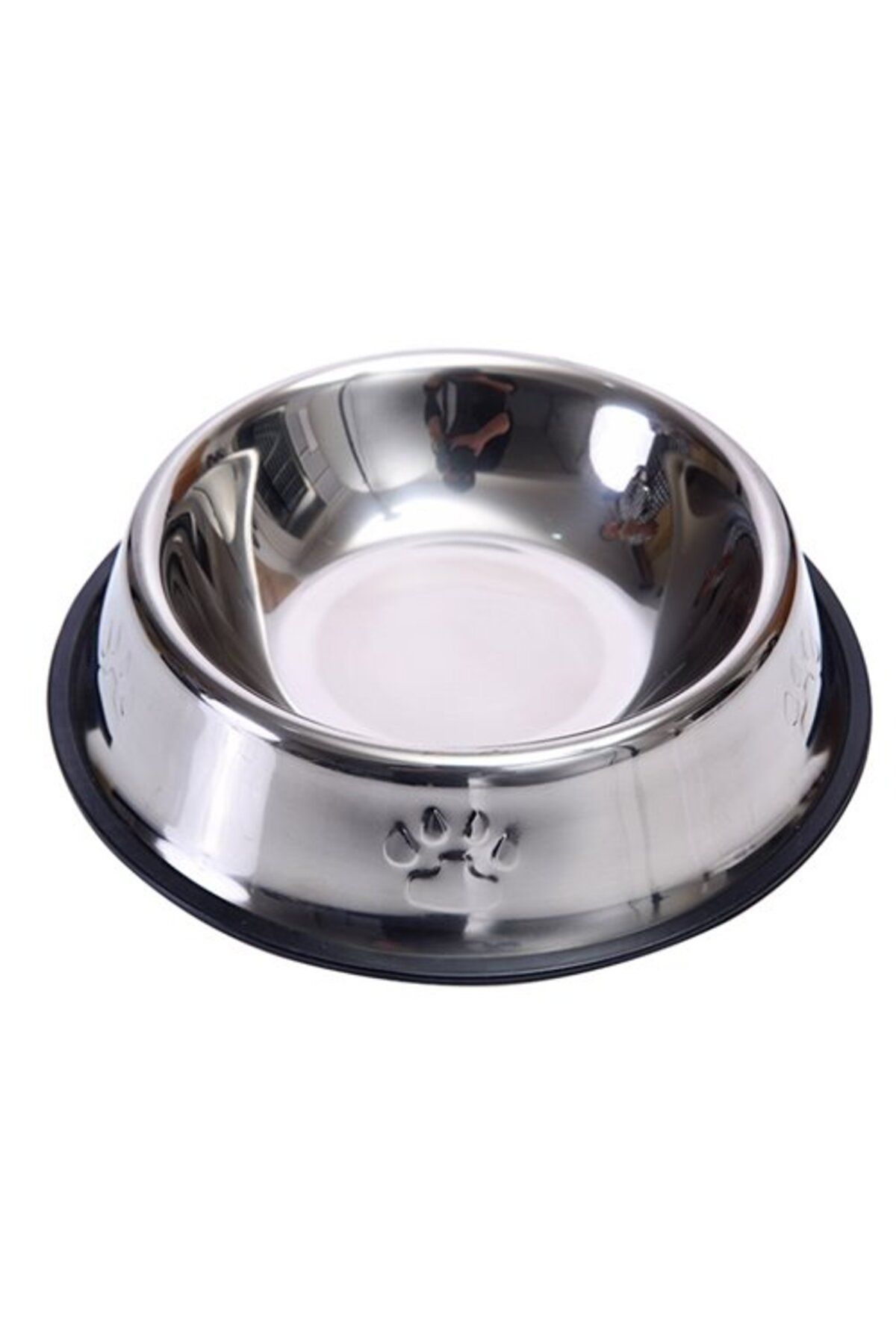 OEM Pati Desenli Çelik Mama ve Su Kabı 8 Oz 250 ml 15 cm