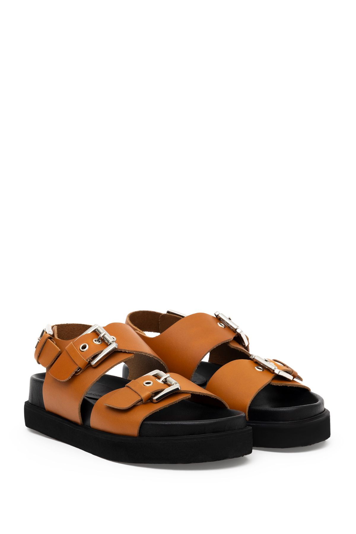 صندل برنزه زنانه 50287522-VR099 U.S. Polo Assn.
